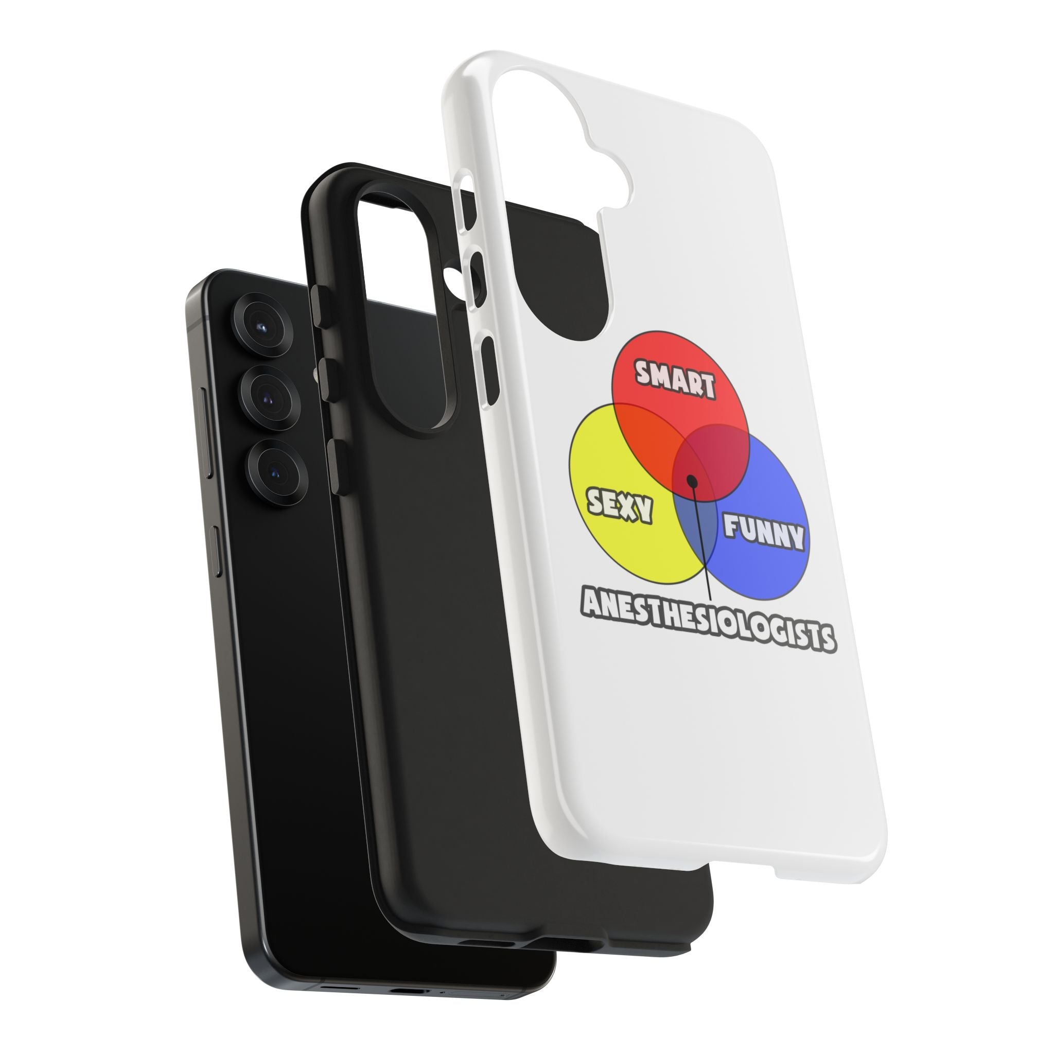 Venn Diagram .. Anesthesiologists - Tough Phone Cases
