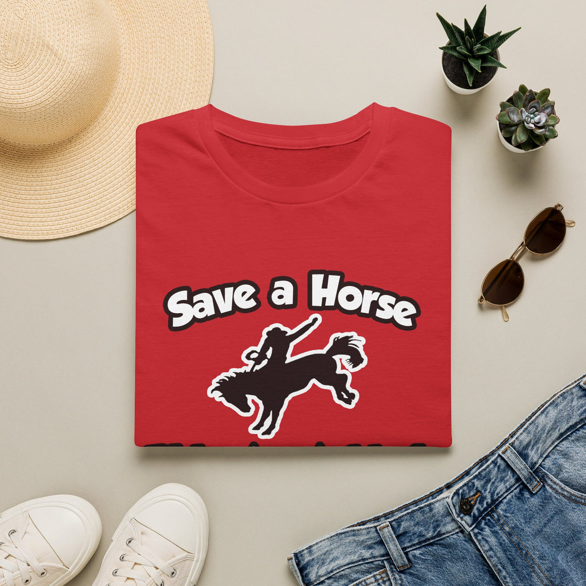 Save a Horse, Ride an Athletic Trainer - Unisex Softstyle T-Shirt