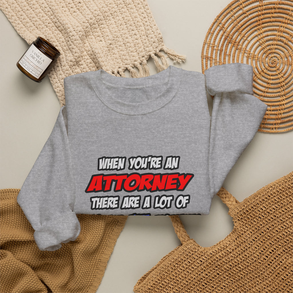 Attorney .. OMG WTF LOL - Unisex Heavy Blend™ Crewneck Sweatshirt