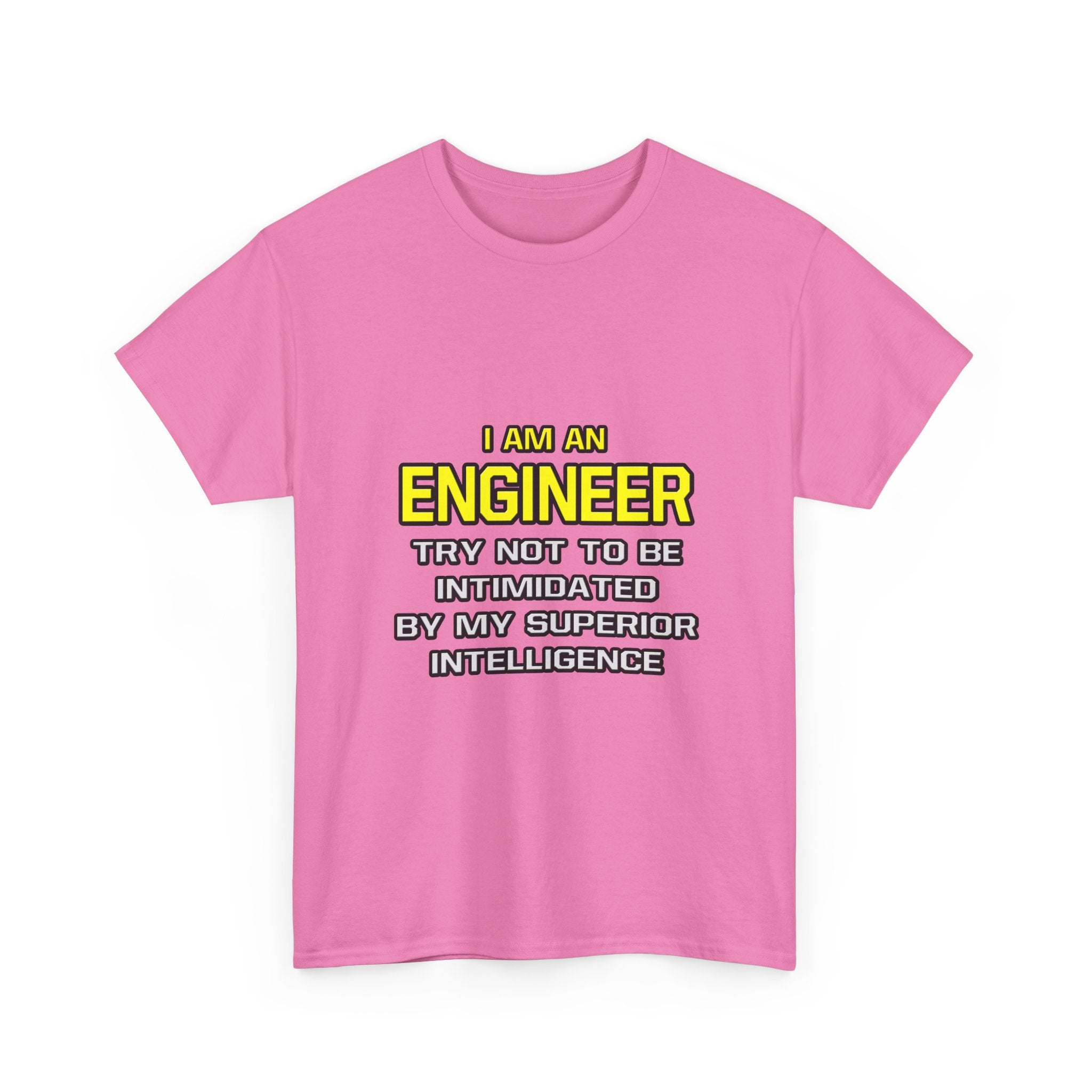 Engineer...Superior Intelligence - Unisex Heavy Cotton Tee