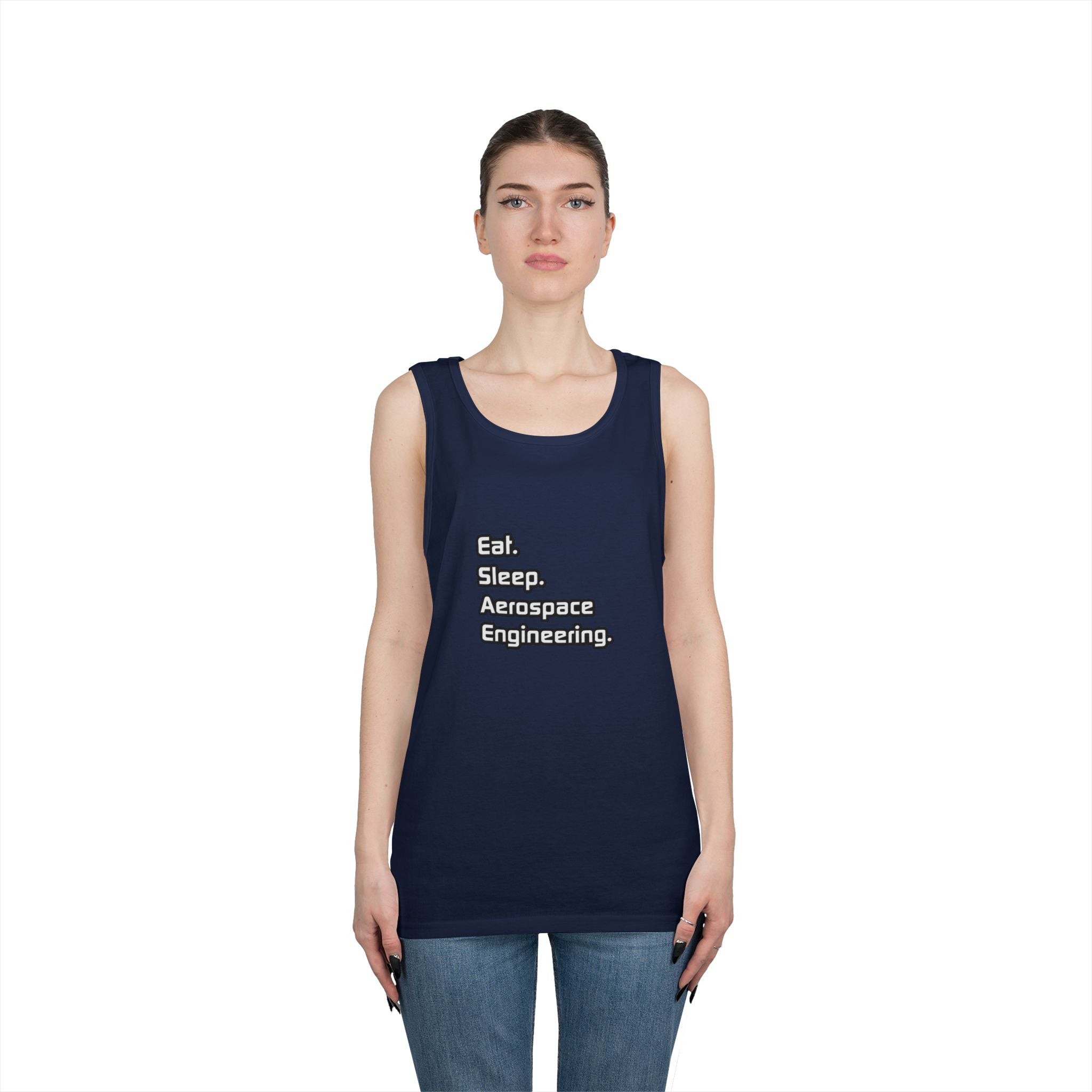 Eat. Sleep. Aerospace Engineering - Unisex Heavy Cotton Tank Top