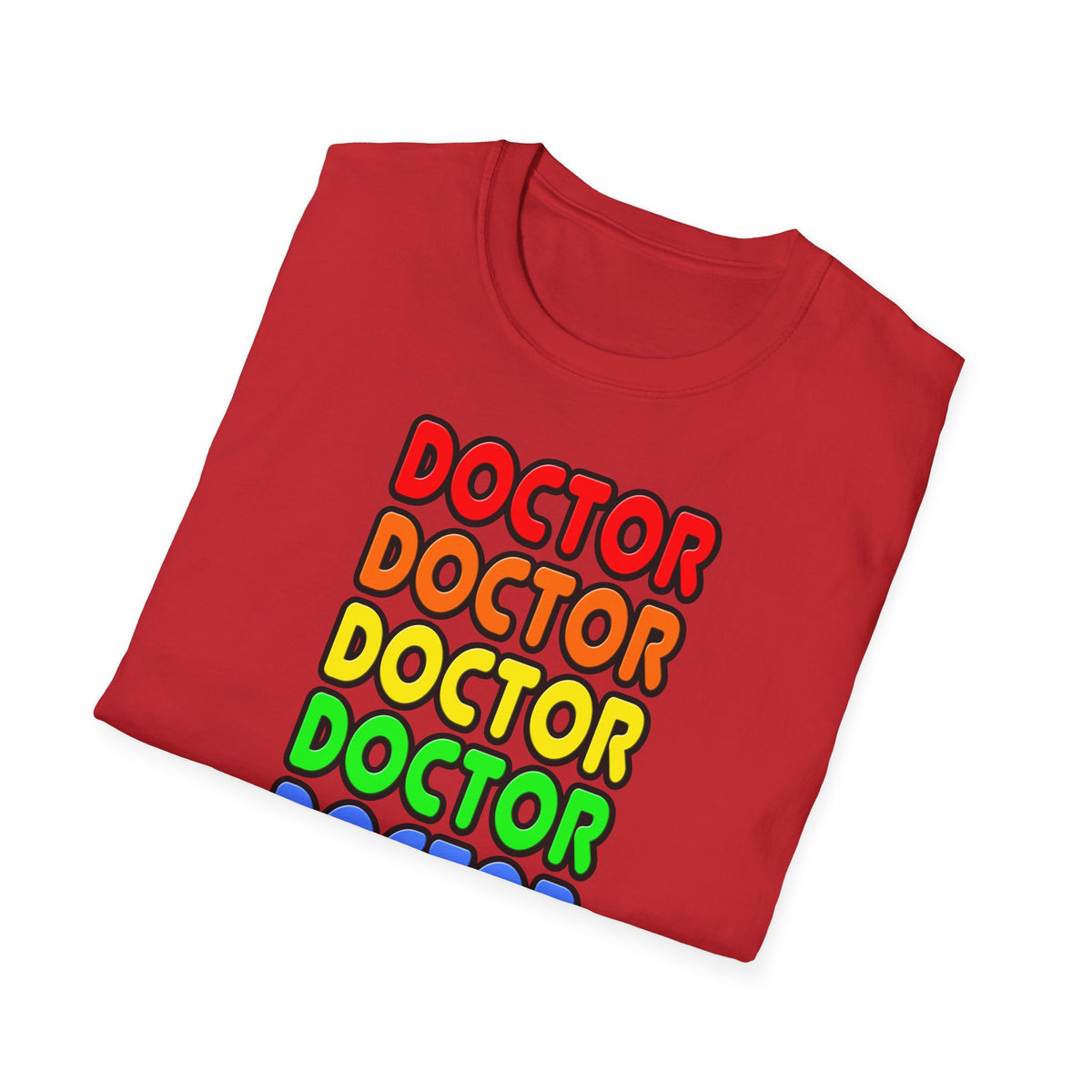 Rainbow Doctor - Unisex Softstyle T-Shirt