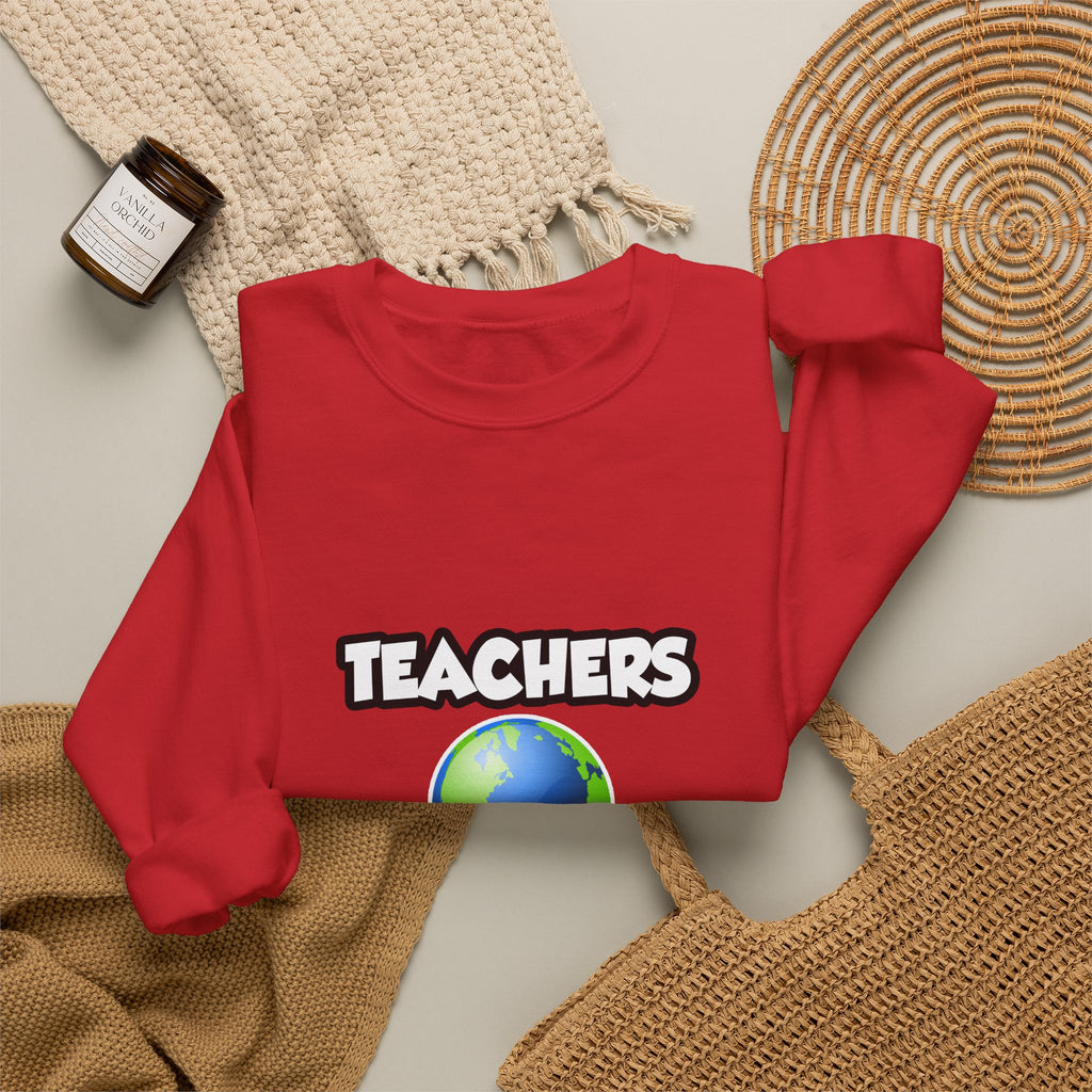 Teachers...Making the World a Better Place - Unisex Heavy Blend™ Crewneck Sweatshirt