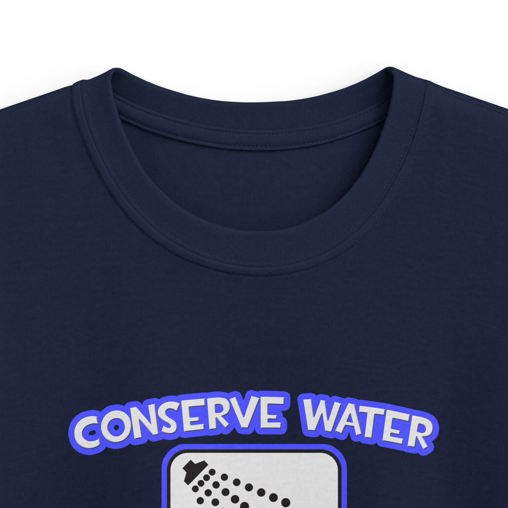 Conserve Water .. Shower With Dental Hygienist - Kids Softstyle Tee