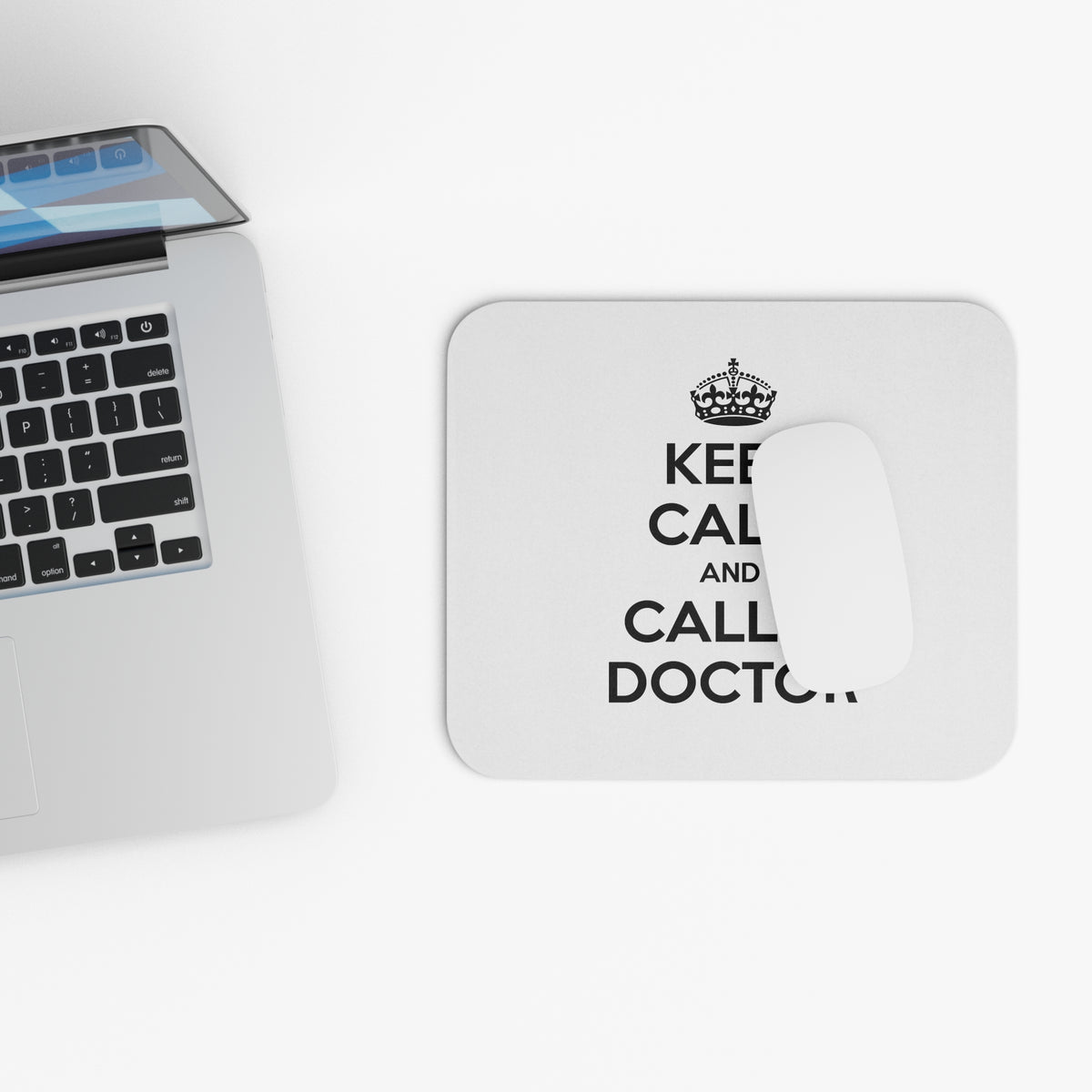 Keep Calm and Call a Doctor - Mouse Pad (Rectangle)