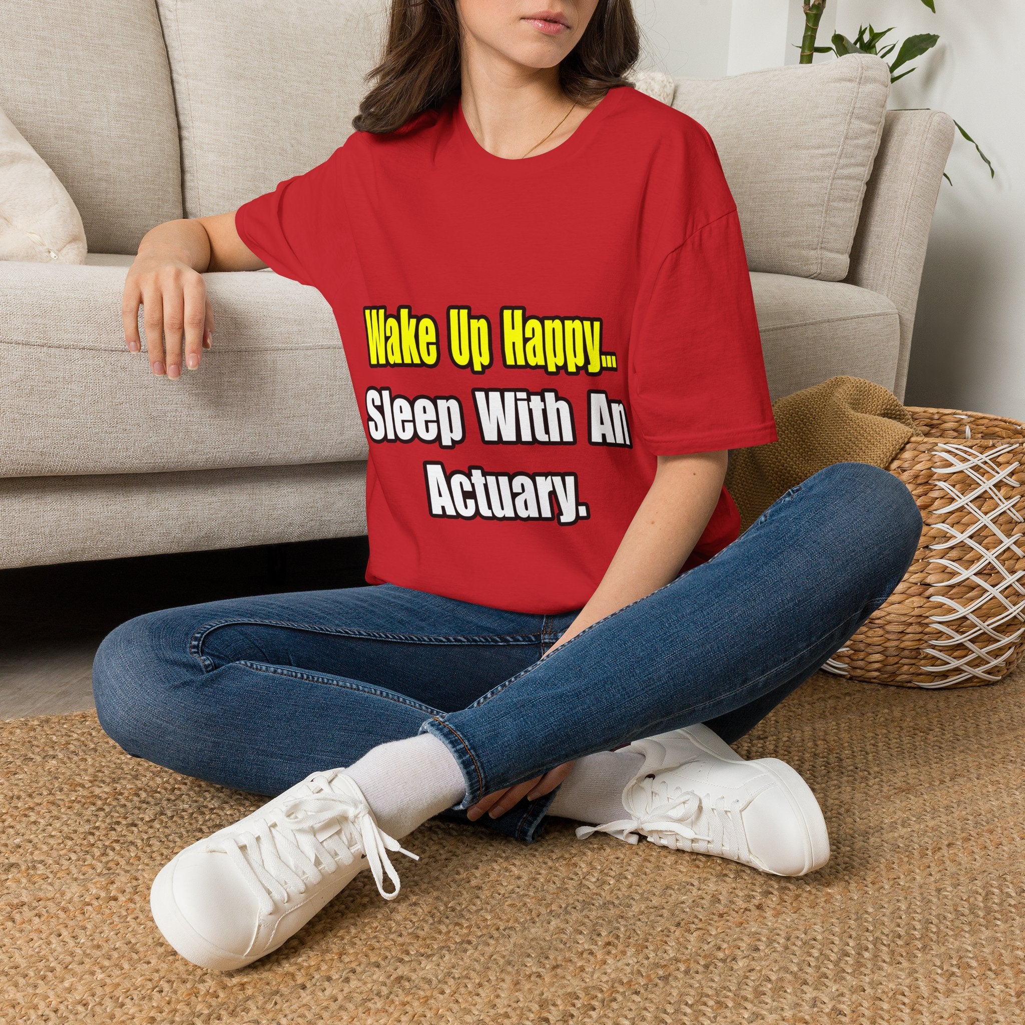 Sleep With an Actuary - Unisex Softstyle T-Shirt