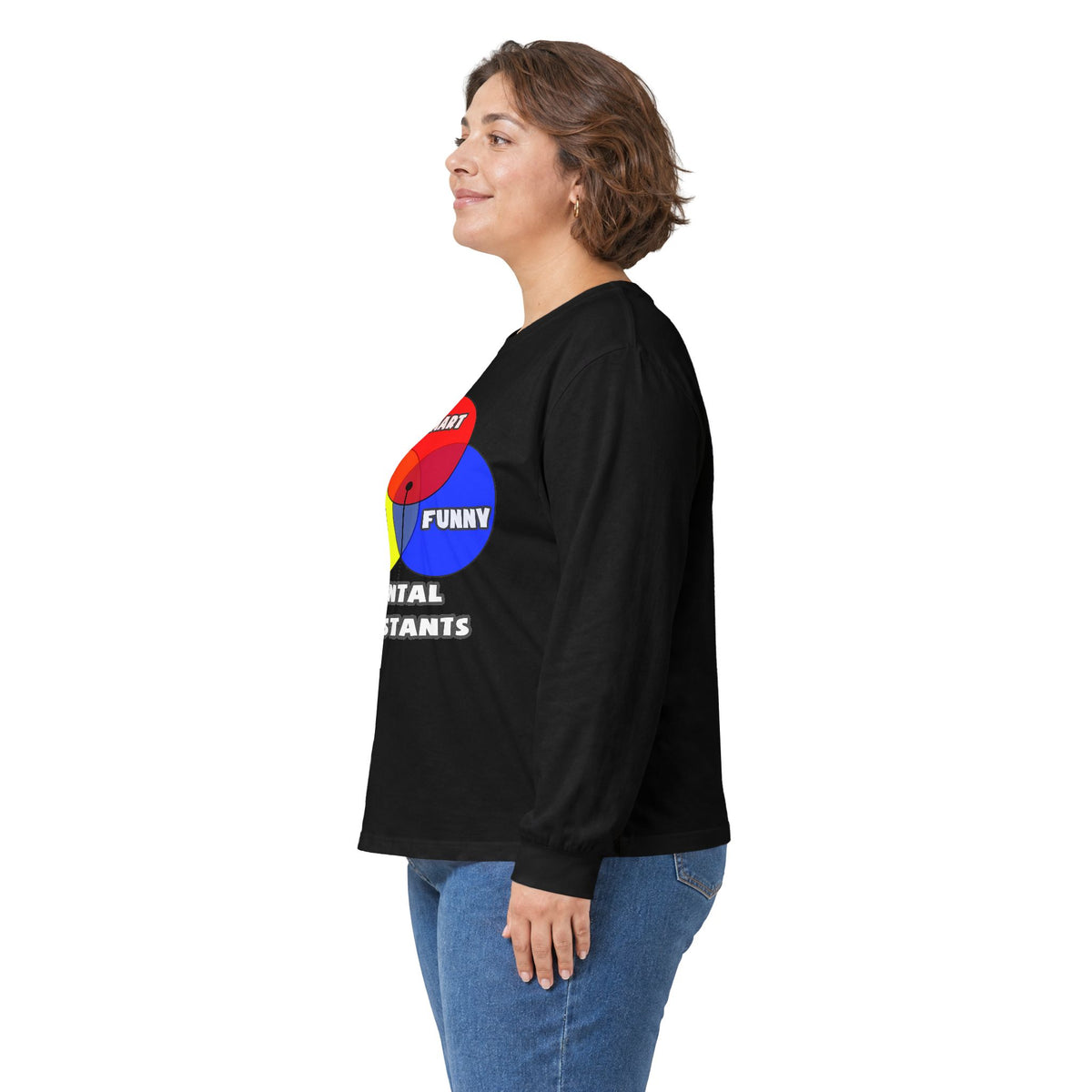 Venn Diagram .. Dental Assistants - Unisex Ultra Cotton Long Sleeve Tee