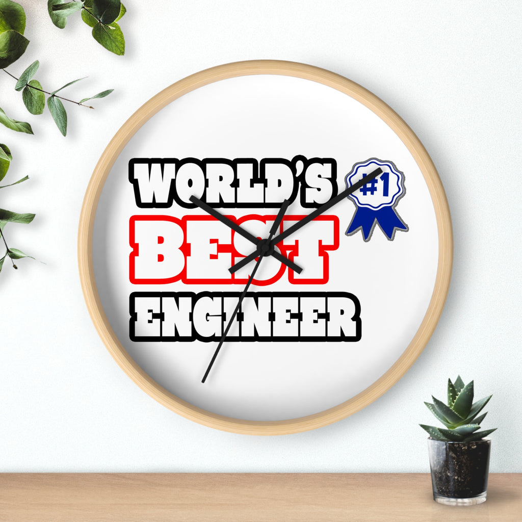 World's Best Engineer - Wall Clock