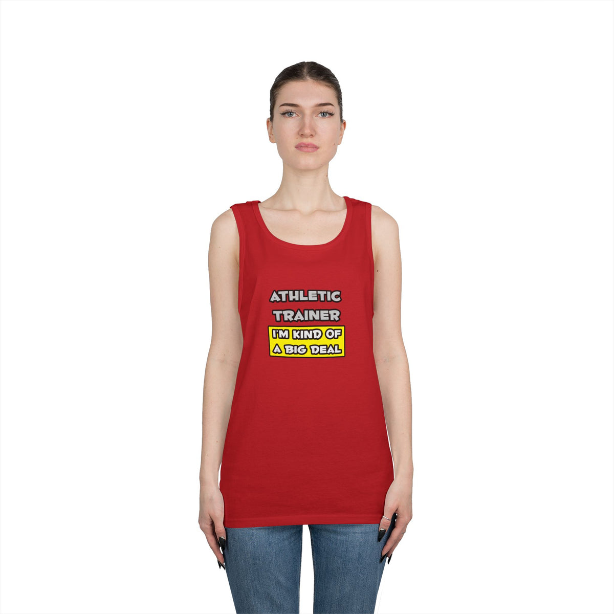 Athletic Trainer .. I'm Kind of a Big Deal - Unisex Heavy Cotton Tank Top