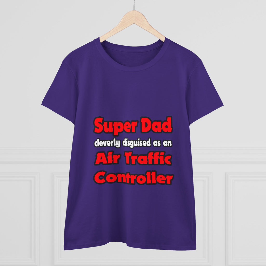 Super Dad ... Air Traffic Controller - Women's Midweight Cotton Tee