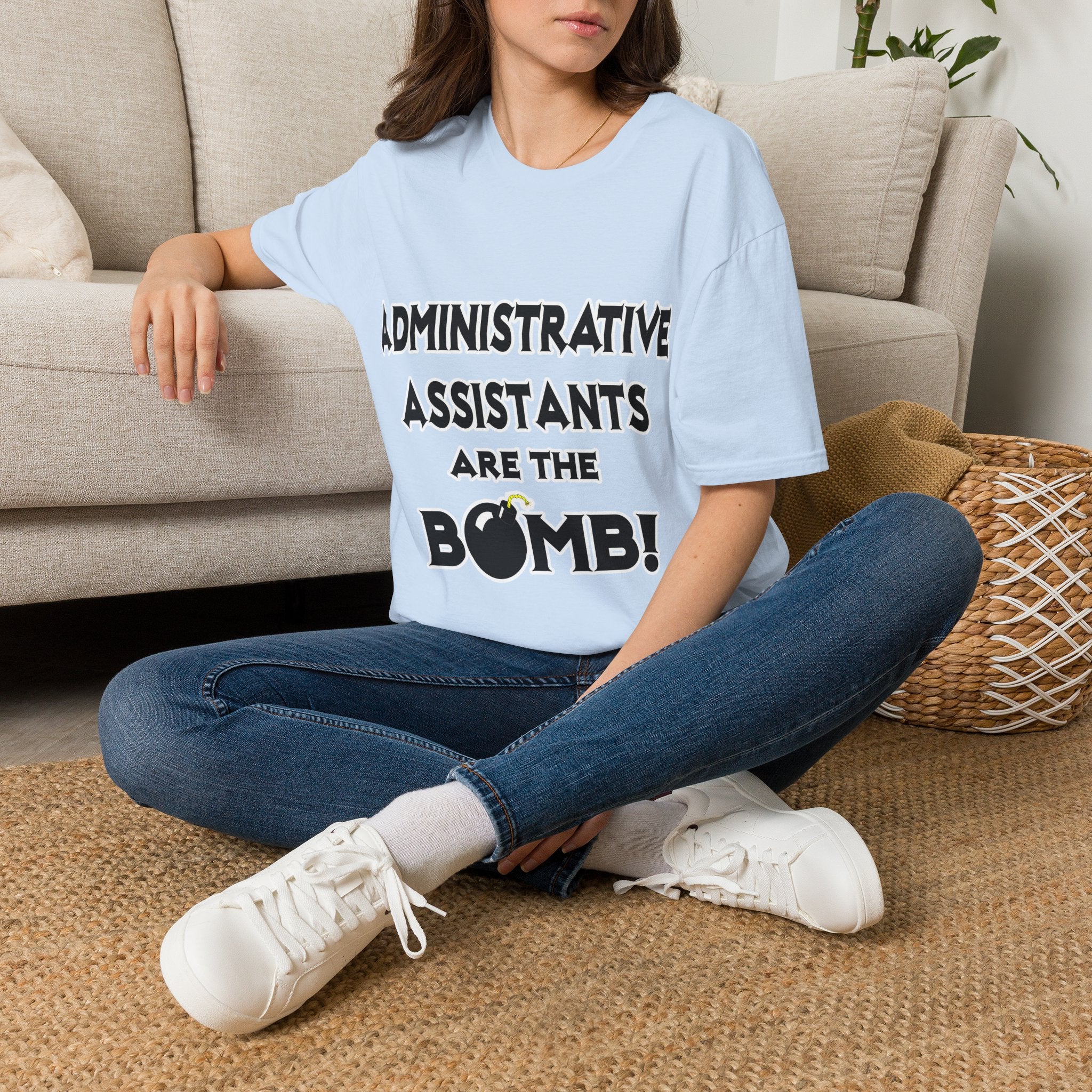 Administrative Assistants Are The Bomb! (2) - Unisex Softstyle T-Shirt