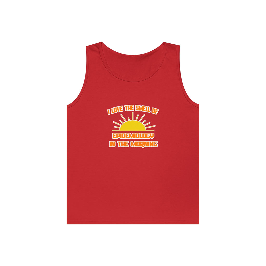 Smell of Epidemiology in the Morning - Unisex Heavy Cotton Tank Top
