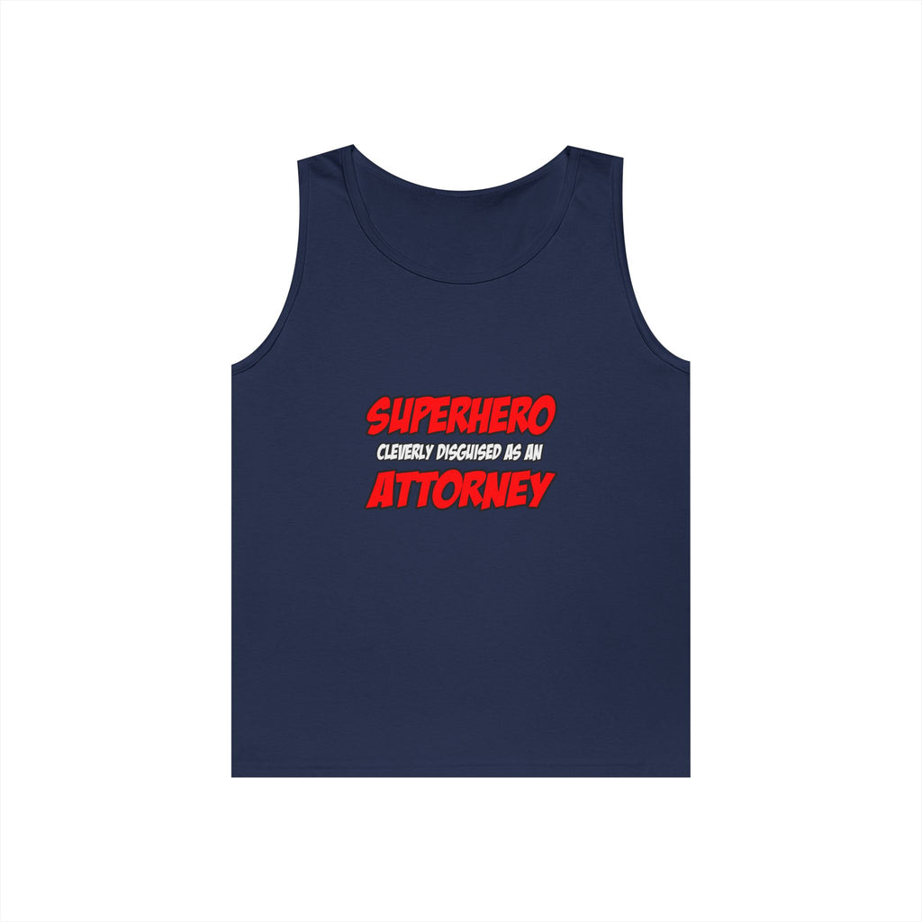 Superhero...Attorney - Unisex Heavy Cotton Tank Top