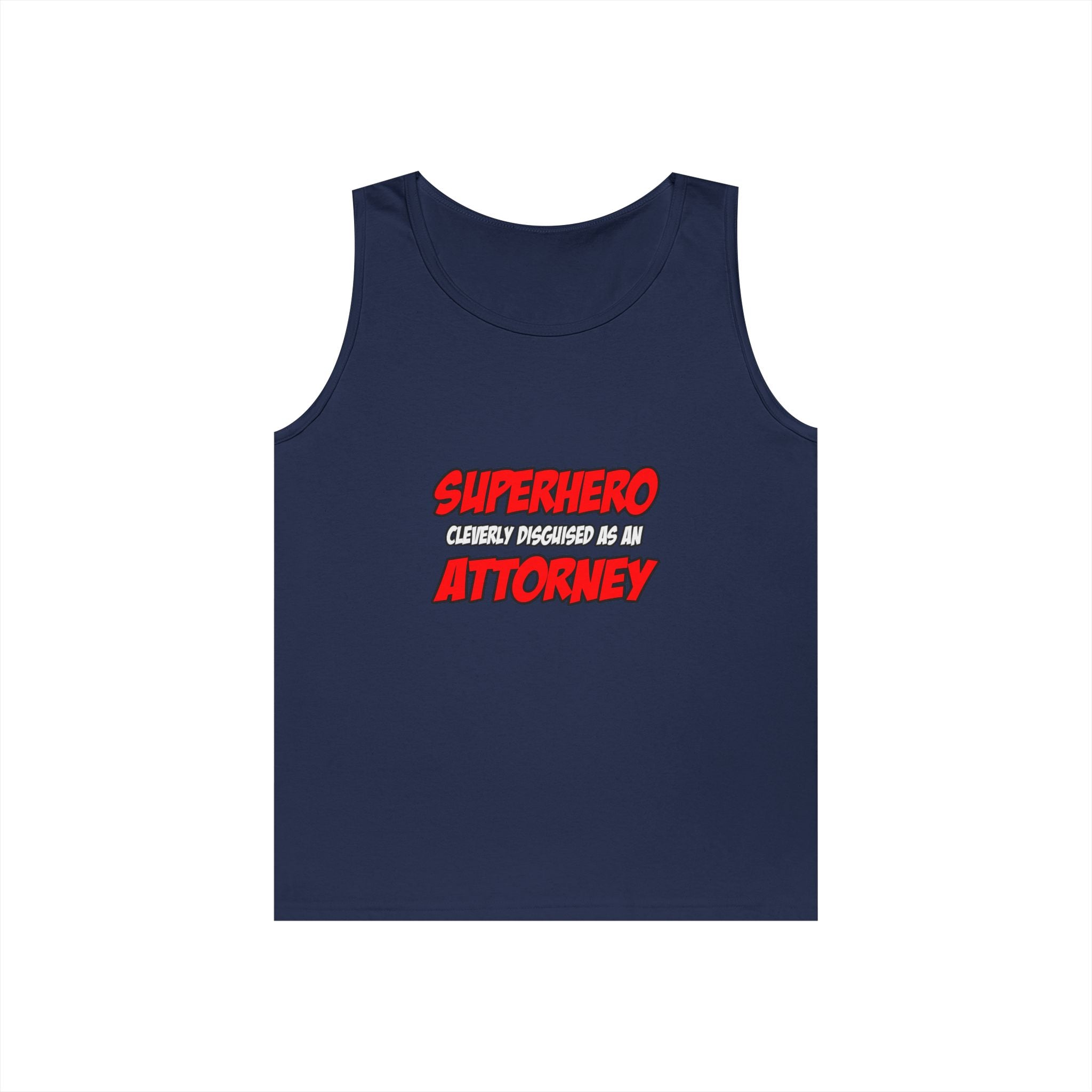 Superhero...Attorney - Unisex Heavy Cotton Tank Top