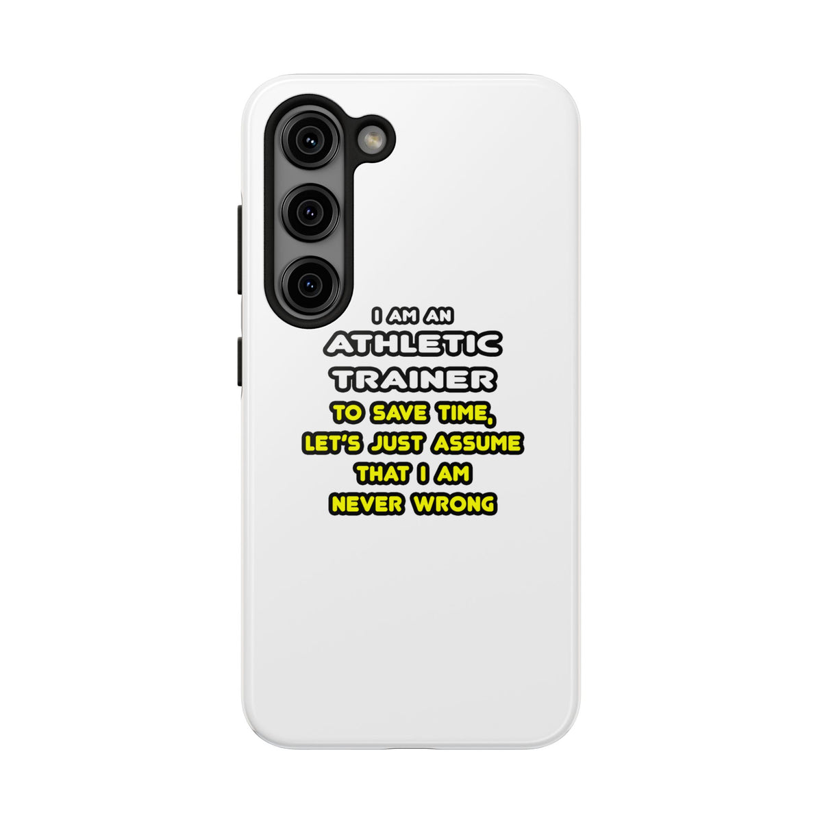 Funny Athletic Trainer T Shirts - Tough Phone Cases