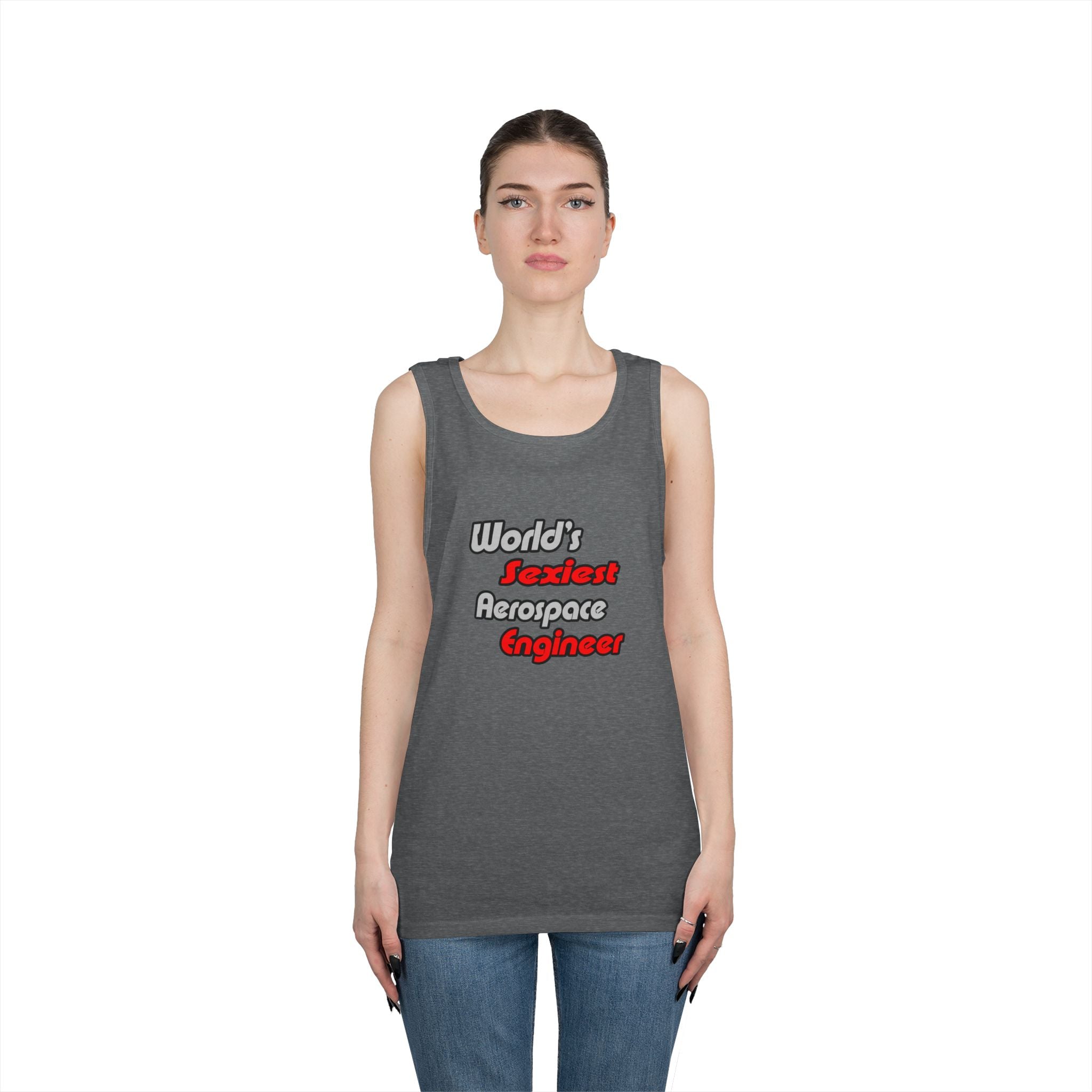 World's Sexiest Aerospace Engineer - Unisex Heavy Cotton Tank Top