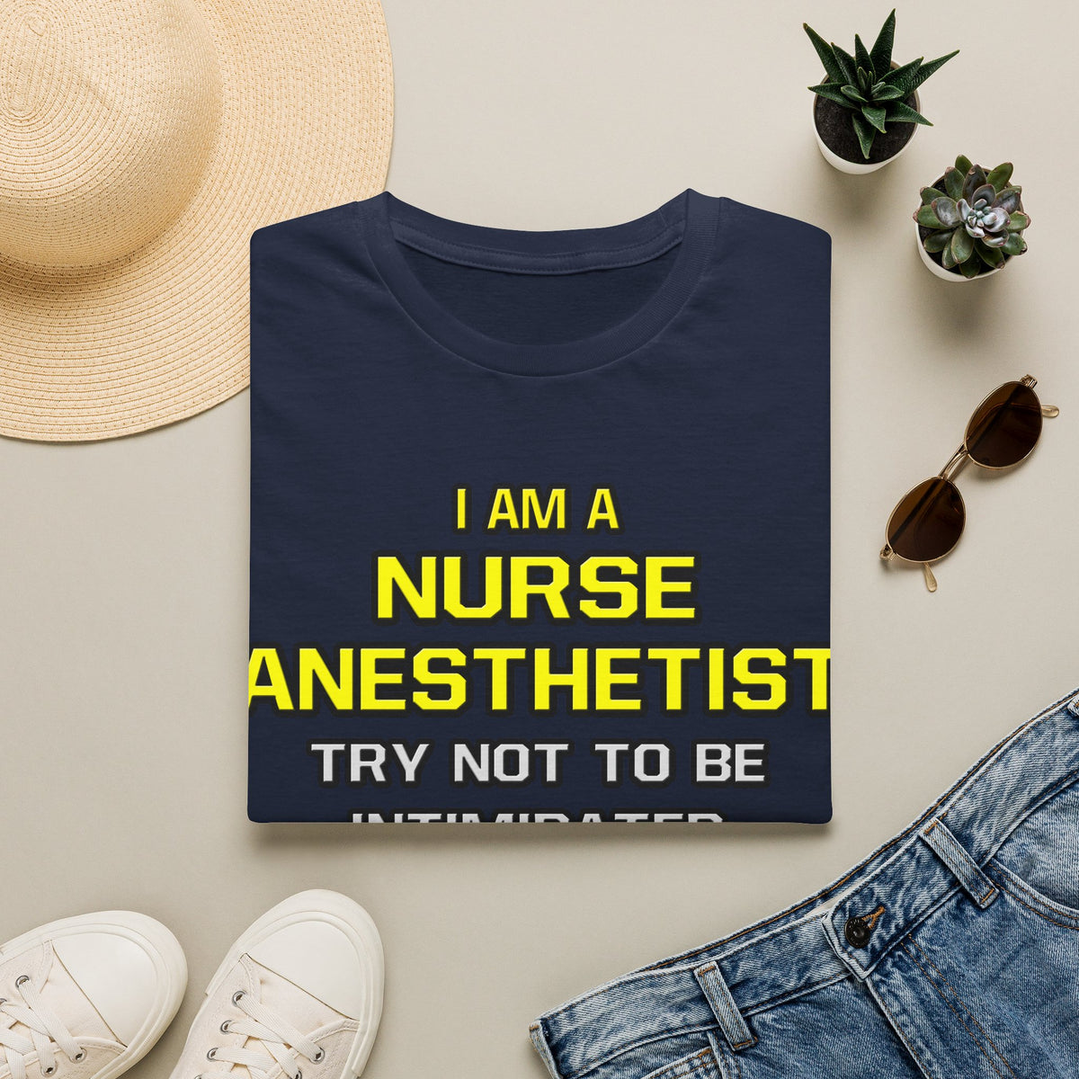 Nurse Anesthetist...Superior Intelligence - Unisex Softstyle T-Shirt