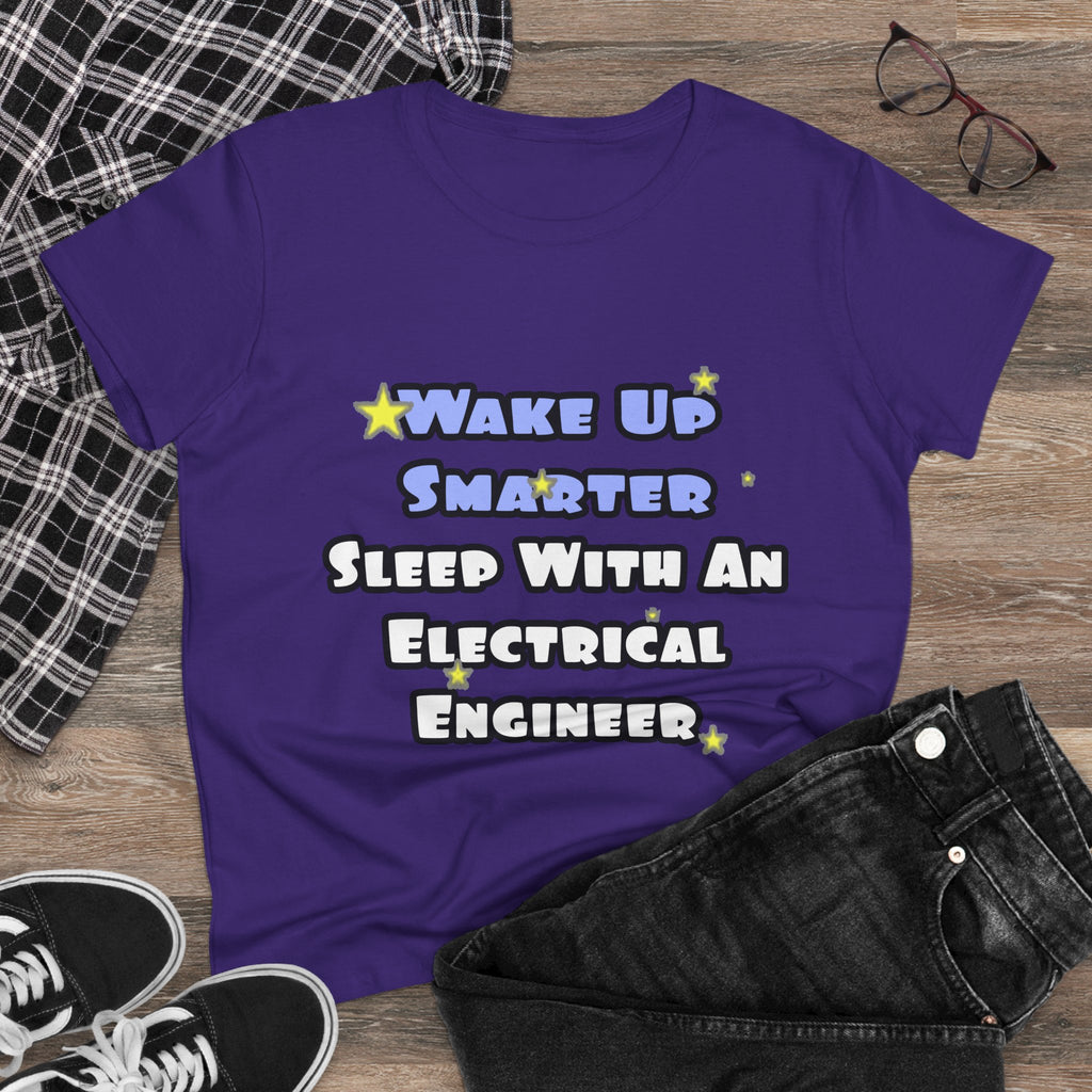 Smarter...Sleep With an Electrical Engineer - Women's Midweight Cotton Tee