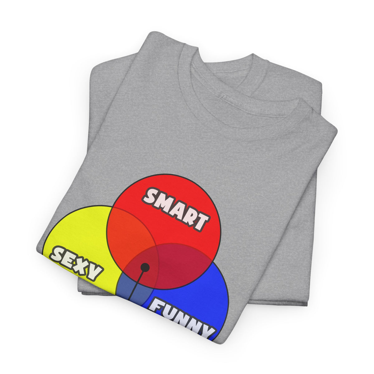 Venn Diagram .. Electrical Engineers - Unisex Heavy Cotton Tee