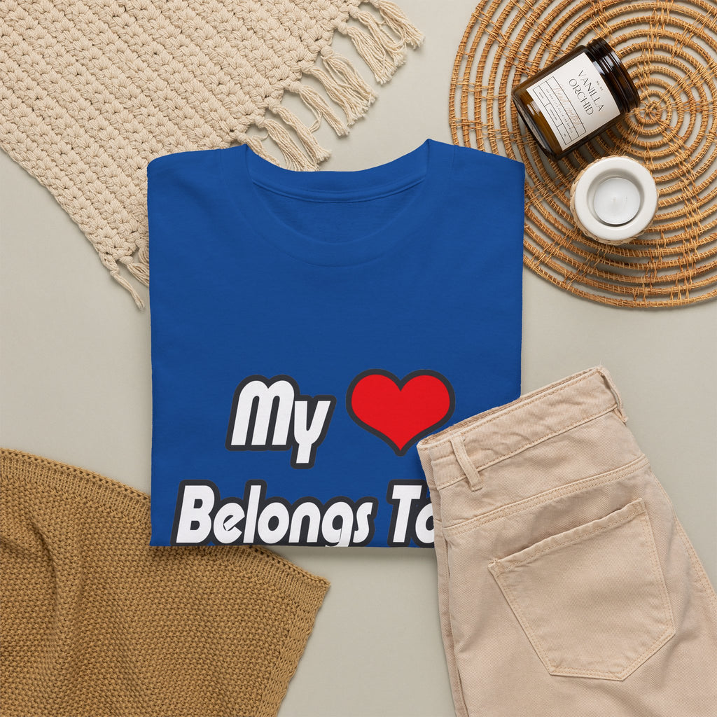 My Heart Belongs To A Cardiologist - Unisex Heavy Cotton Tee