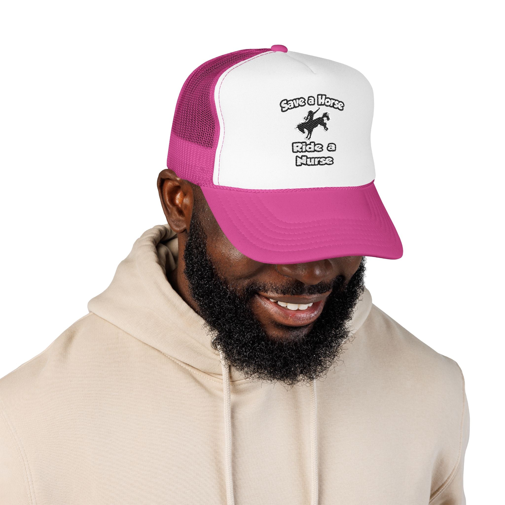 Save a Horse .. Ride a Nurse - Foam Trucker Hat