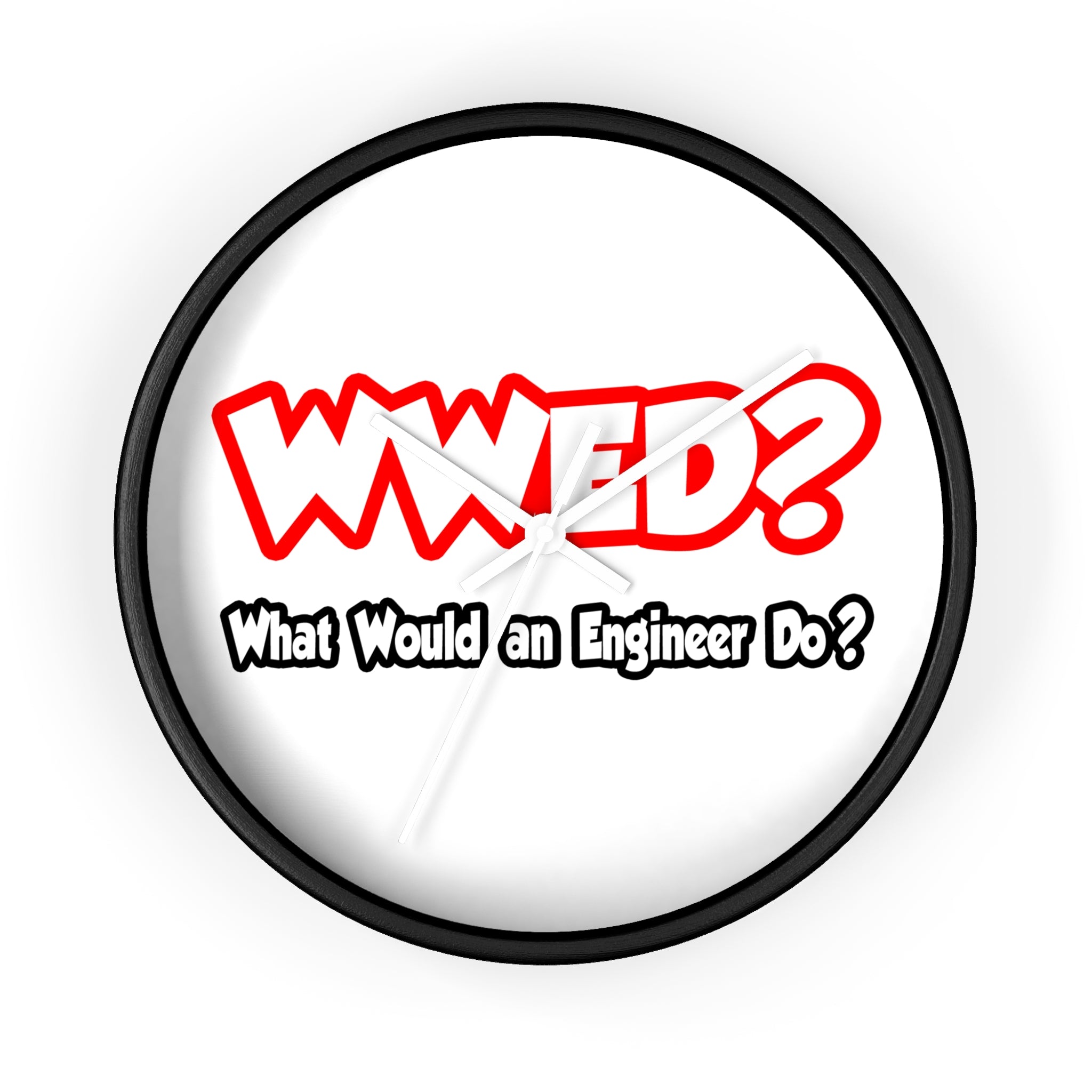 WWED...What Would an Engineer Do - Wall Clock