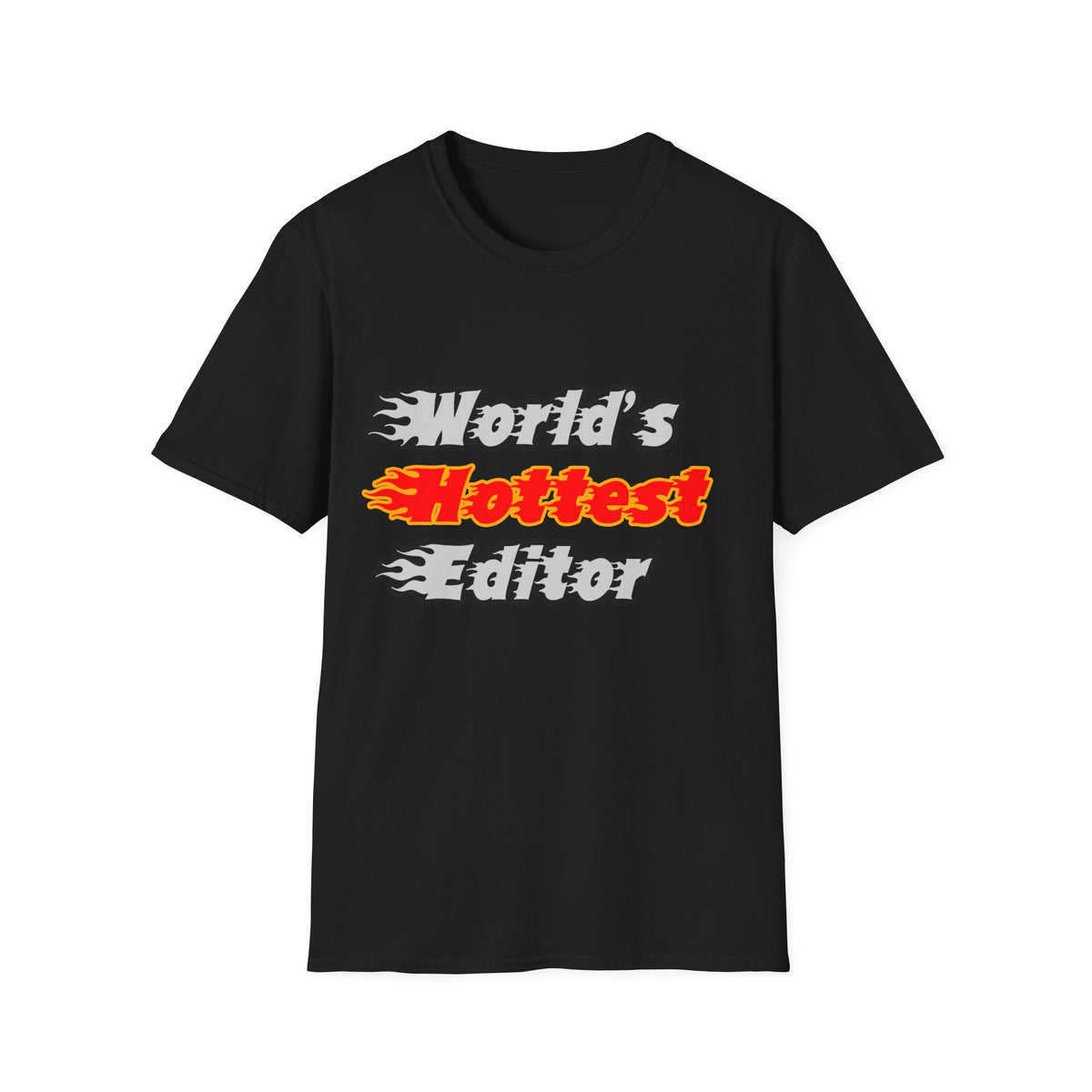 World's Hottest Editor - Unisex Softstyle T-Shirt