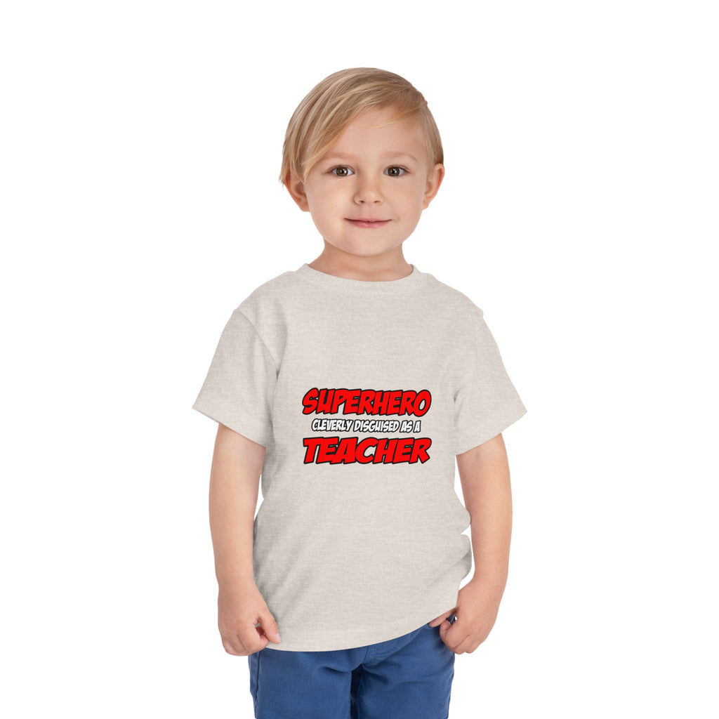Superhero...Teacher - Toddler Short Sleeve Tee