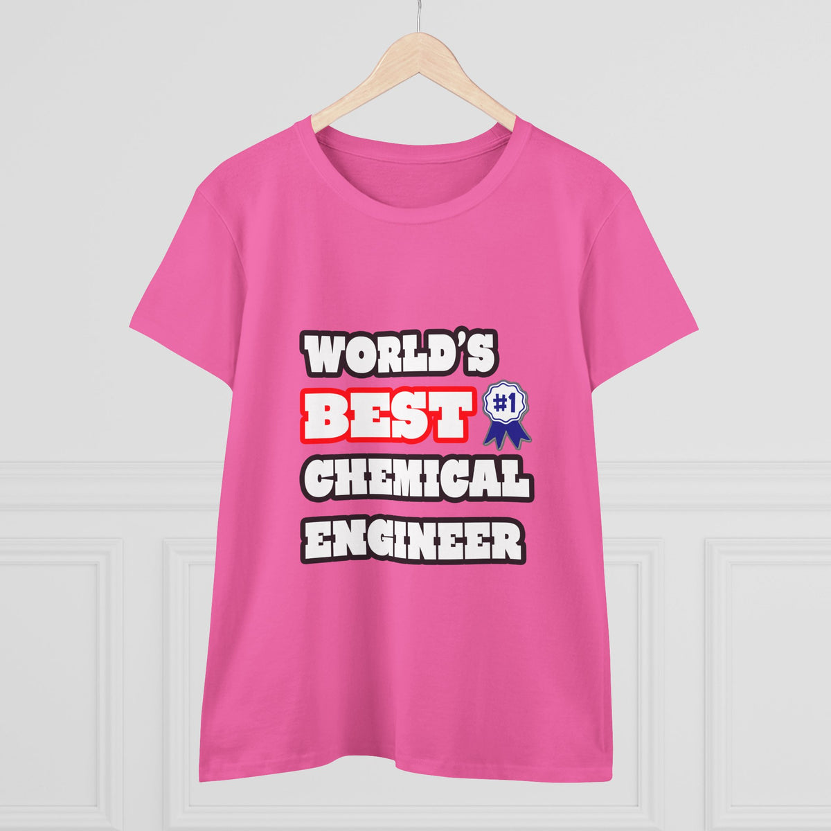 World's Best Chemical Engineer - Women's Midweight Cotton Tee