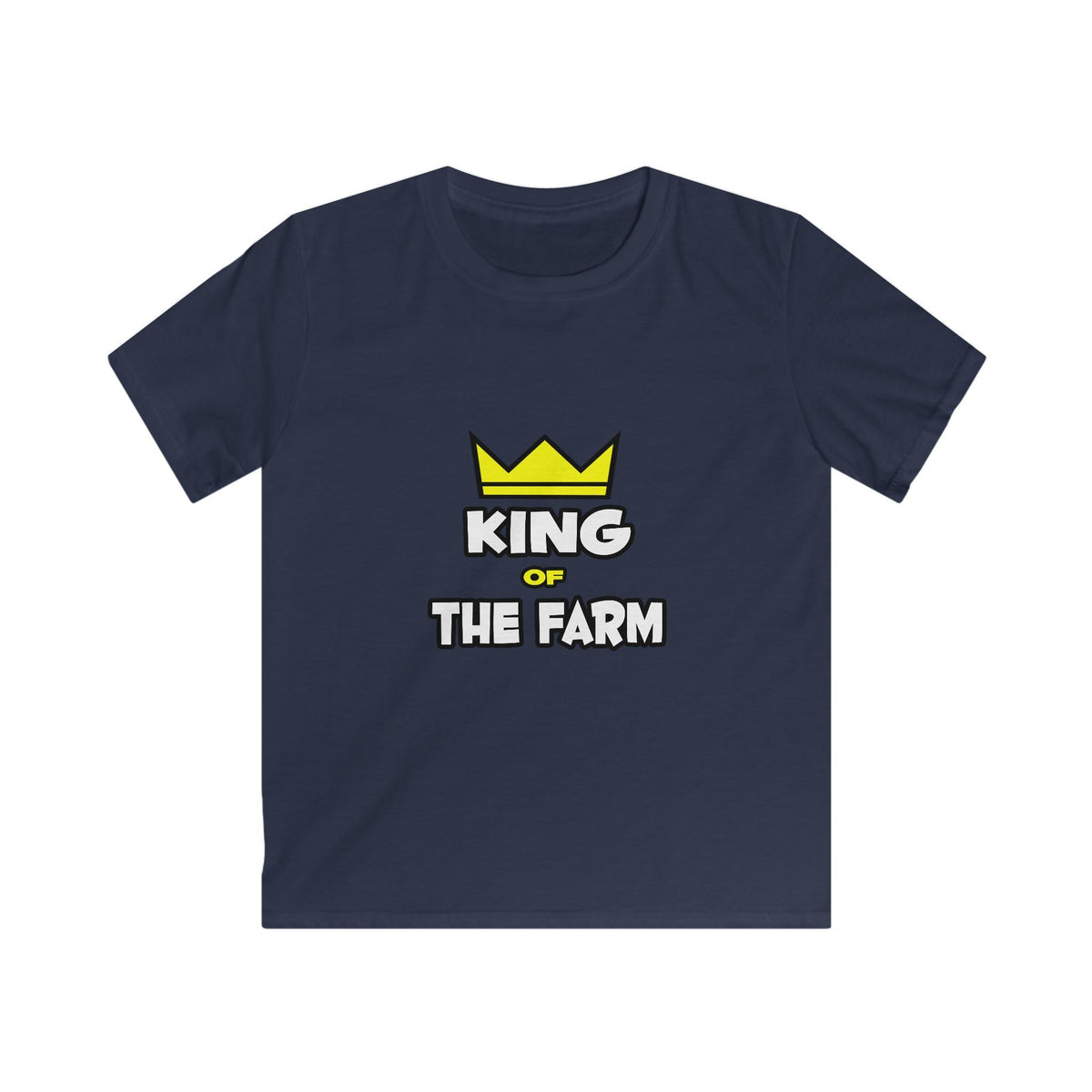 King of The Farm - Kids Softstyle Tee