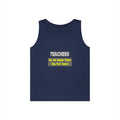 Teachers...Smarter - Unisex Heavy Cotton Tank Top