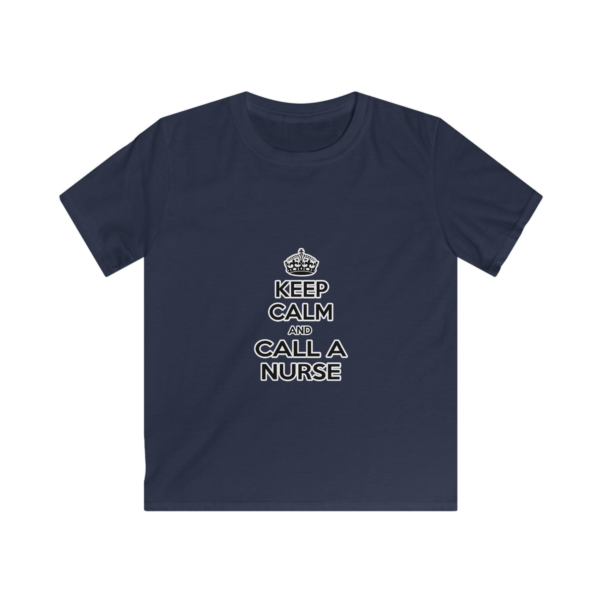 Keep Calm and Call a Nurse - Kids Softstyle Tee
