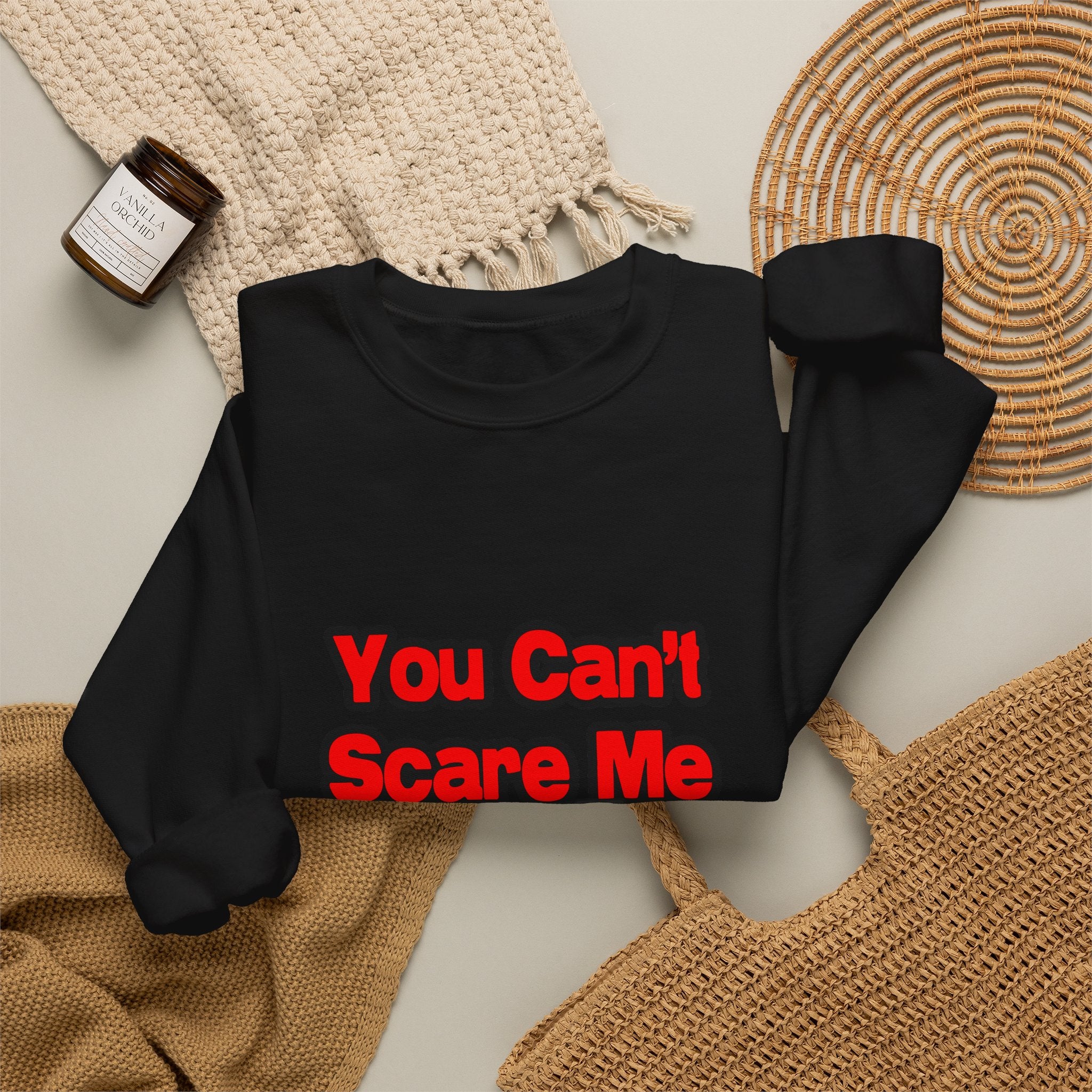 You Can't Scare Me...Teacher - Unisex Heavy Blend™ Crewneck Sweatshirt
