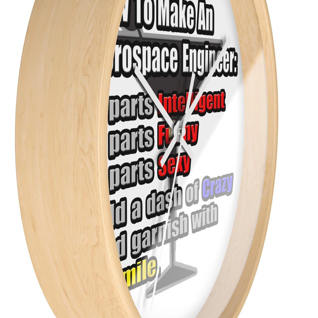 How To Make an Aerospace Engineer - Wall Clock