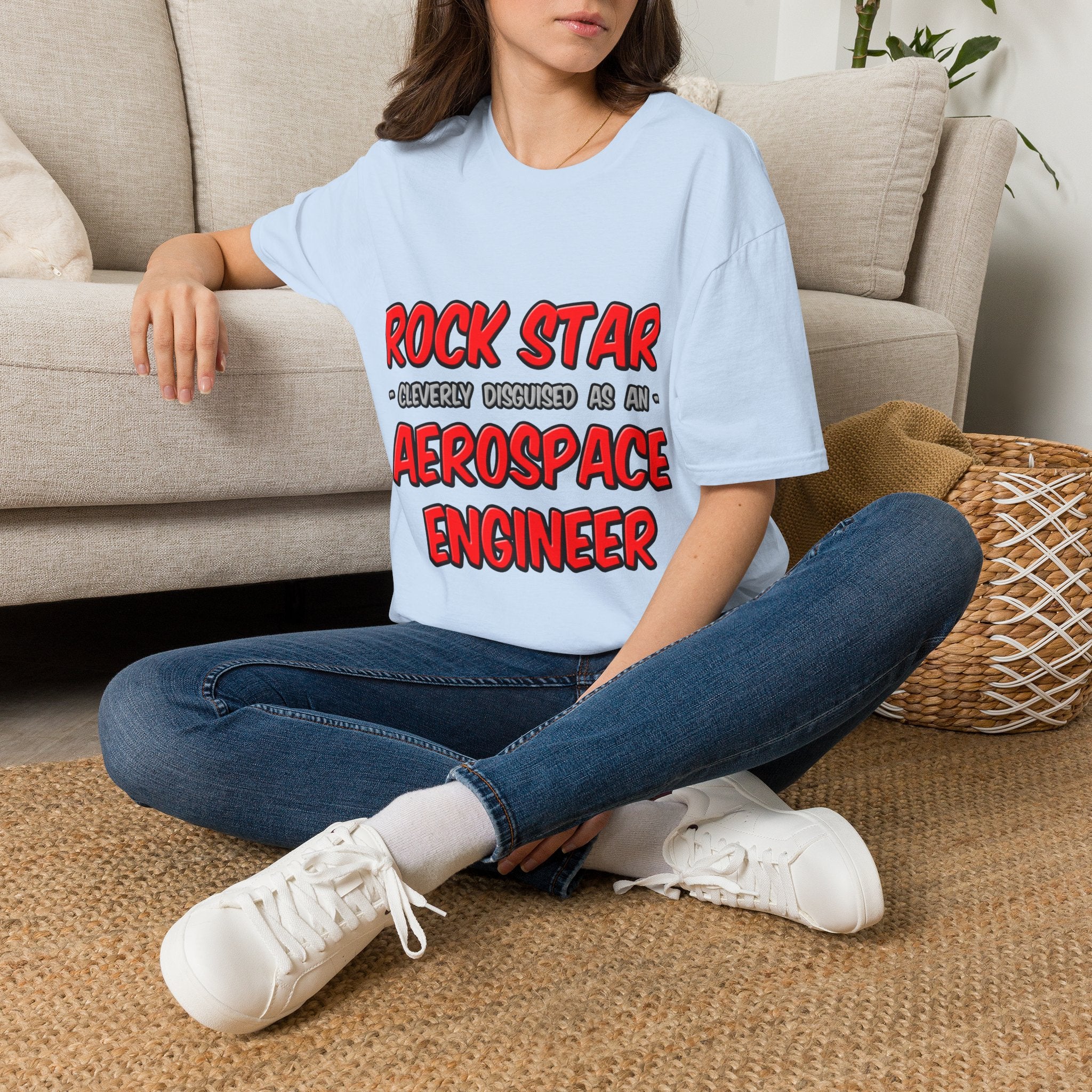 Rock Star...Aerospace Engineer - Unisex Softstyle T-Shirt