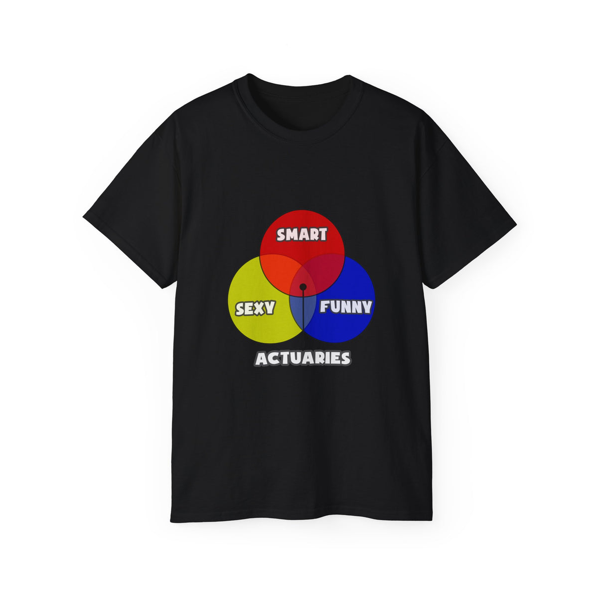 Venn Diagram .. Actuaries - Unisex Ultra Cotton Tee
