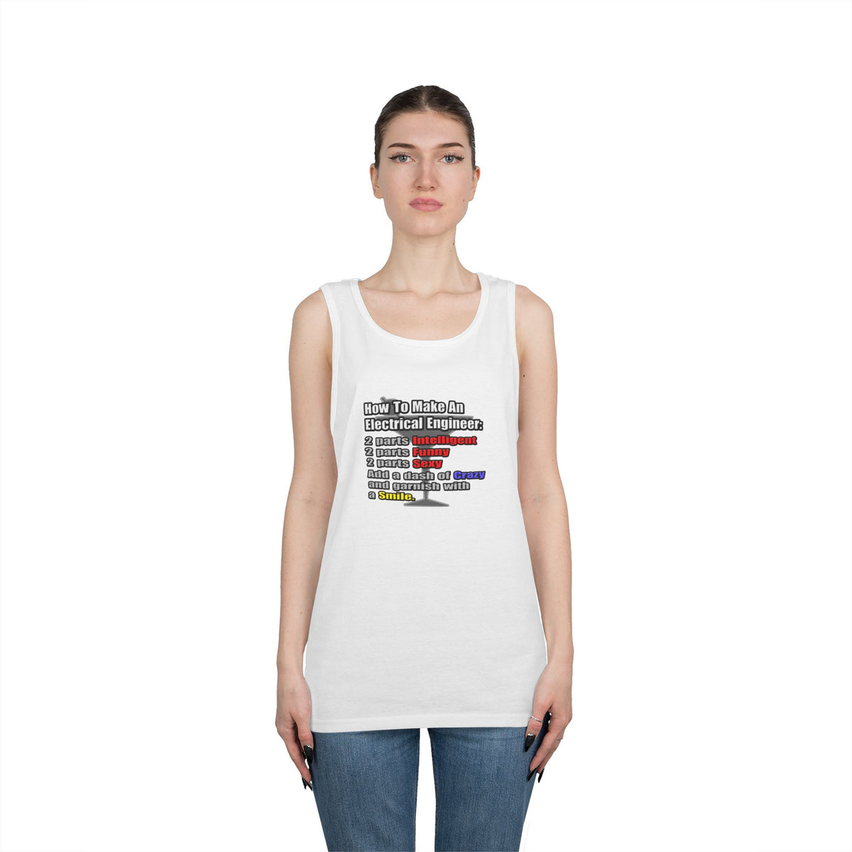 How To Make an Electrical Engineer - Unisex Heavy Cotton Tank Top