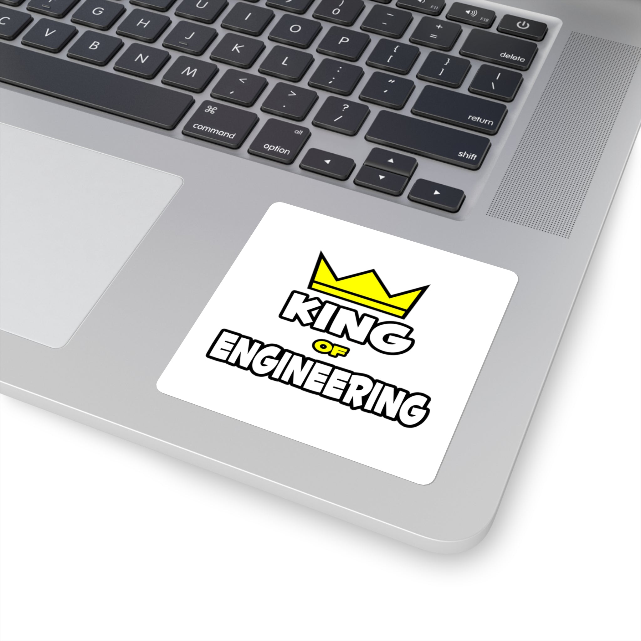 King of Engineering - Square Stickers