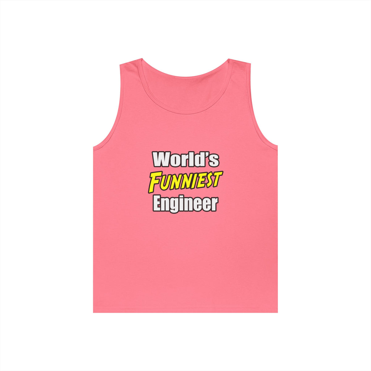 World's Funniest Engineer - Unisex Heavy Cotton Tank Top
