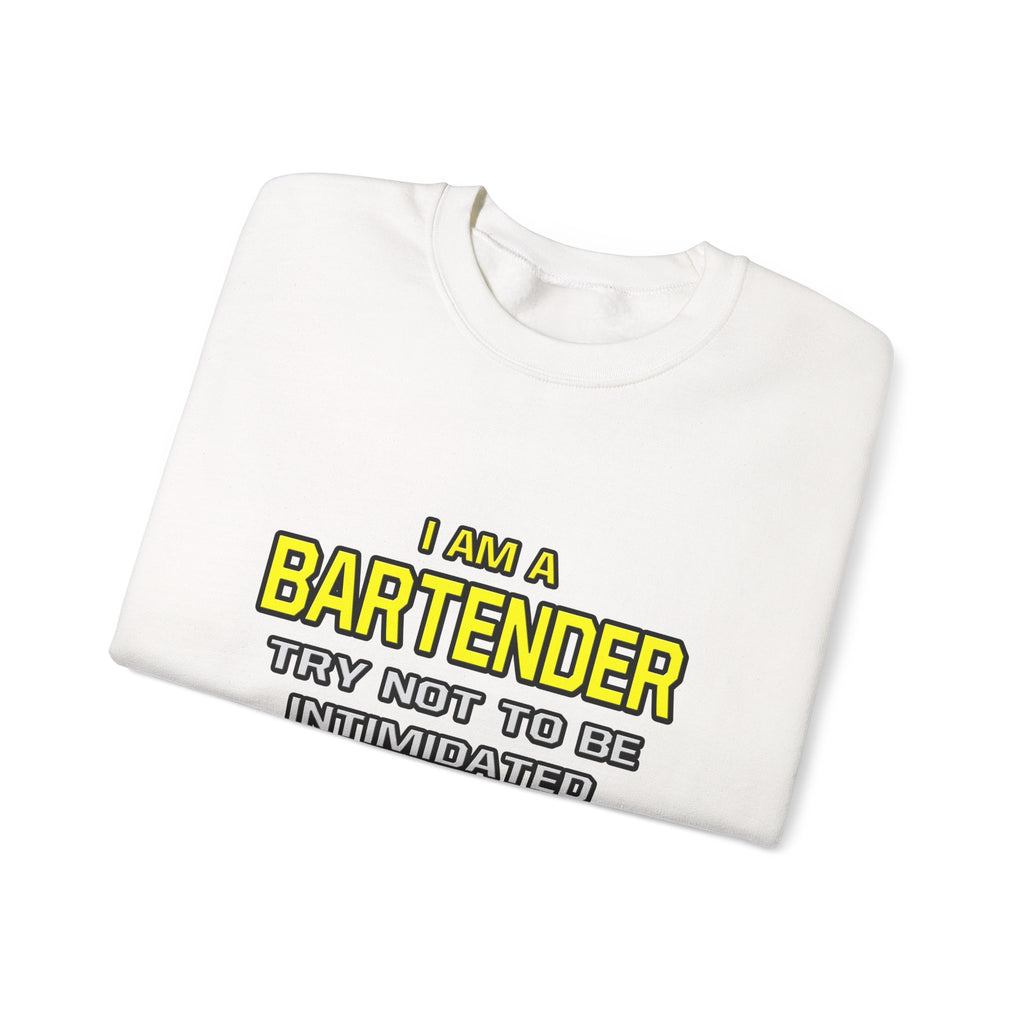 Bartender...Superior Intelligence - Unisex Heavy Blend™ Crewneck Sweatshirt
