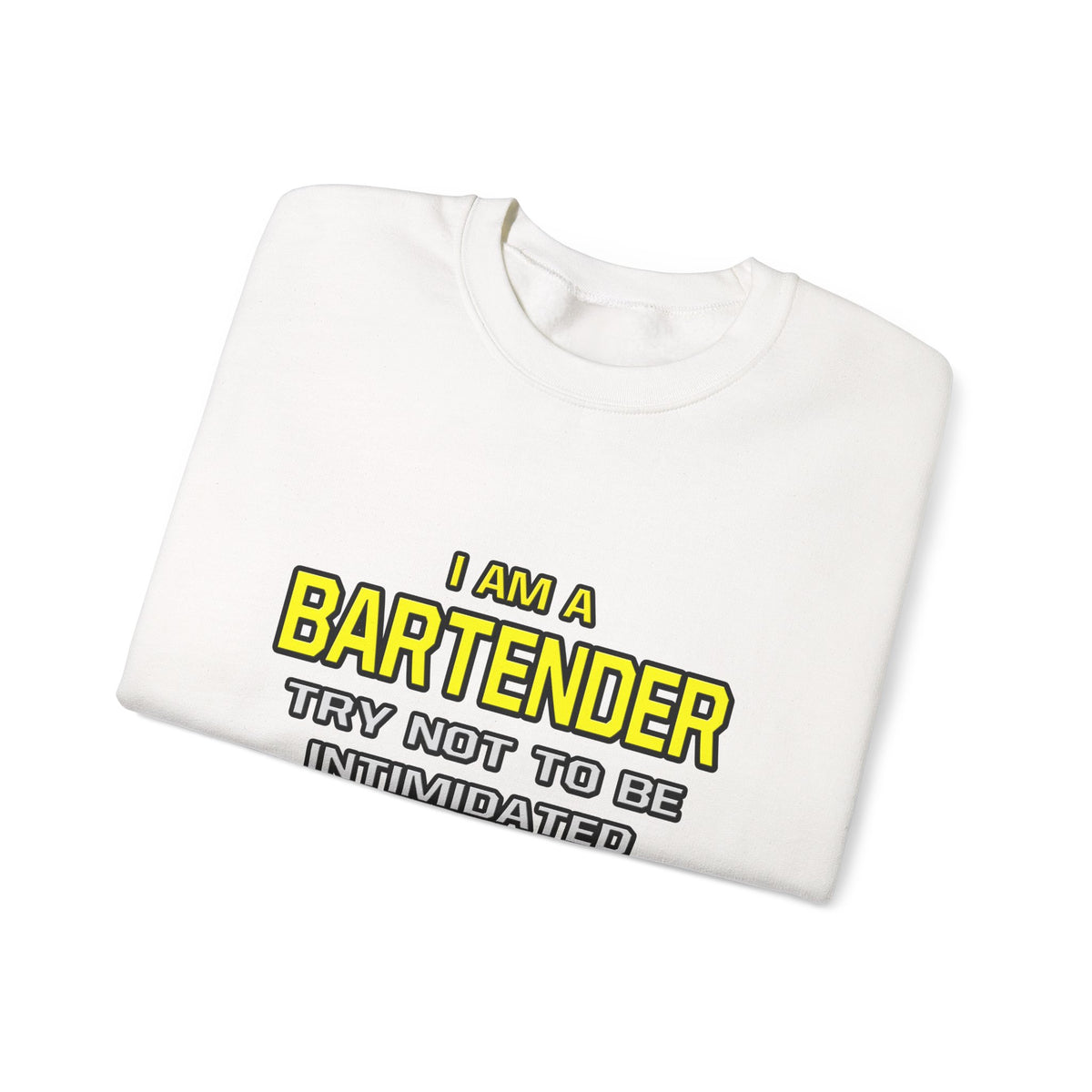 Bartender...Superior Intelligence - Unisex Heavy Blend™ Crewneck Sweatshirt