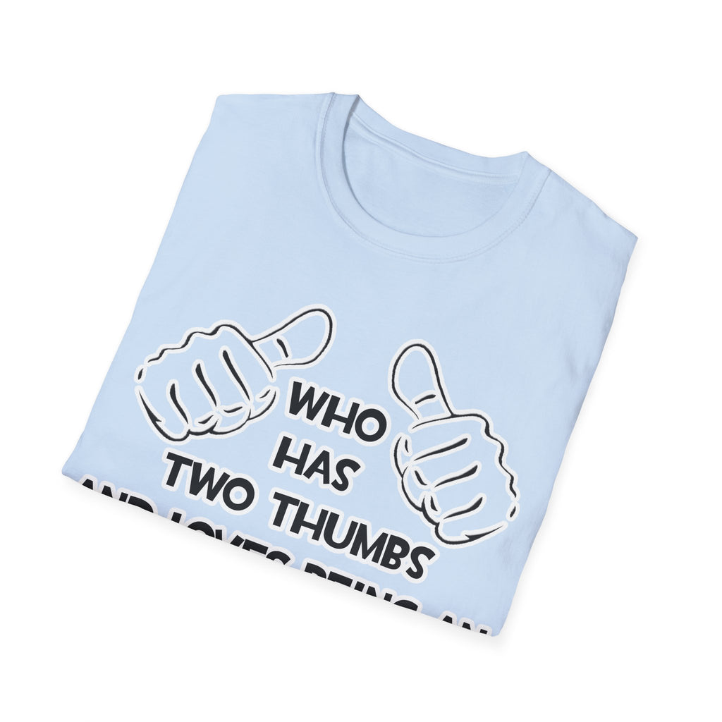 Two Thumbs and Loves Being an Endocrinologist - Unisex Softstyle T-Shirt