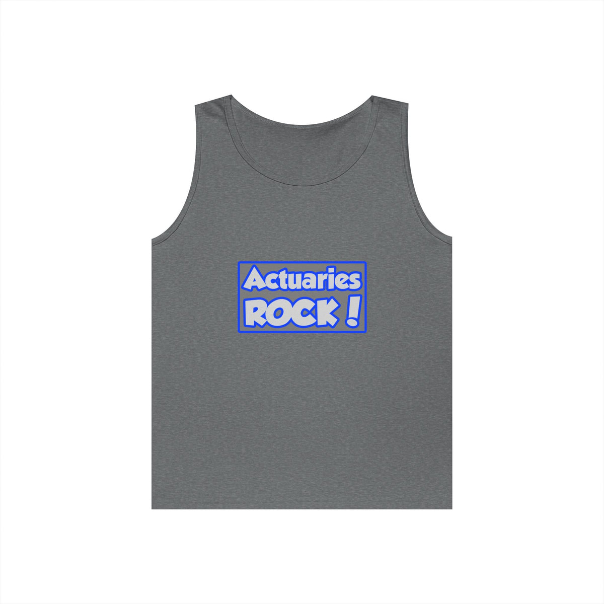 Actuaries Rock! - Unisex Heavy Cotton Tank Top