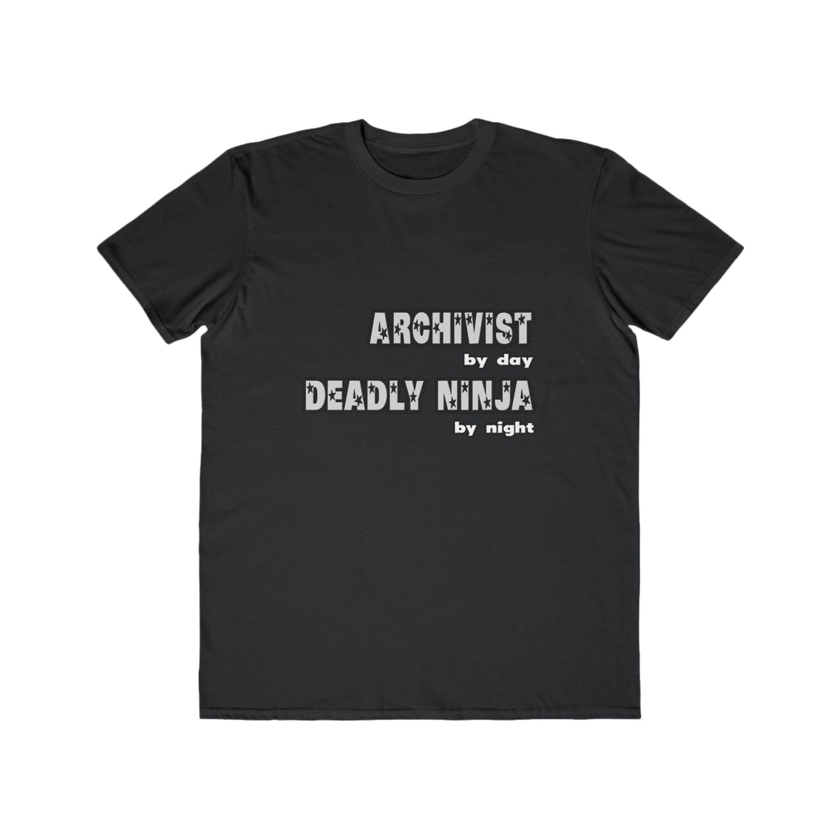 Archivist By Day...Deadly Ninja By Night - Men's Lightweight Fashion Tee