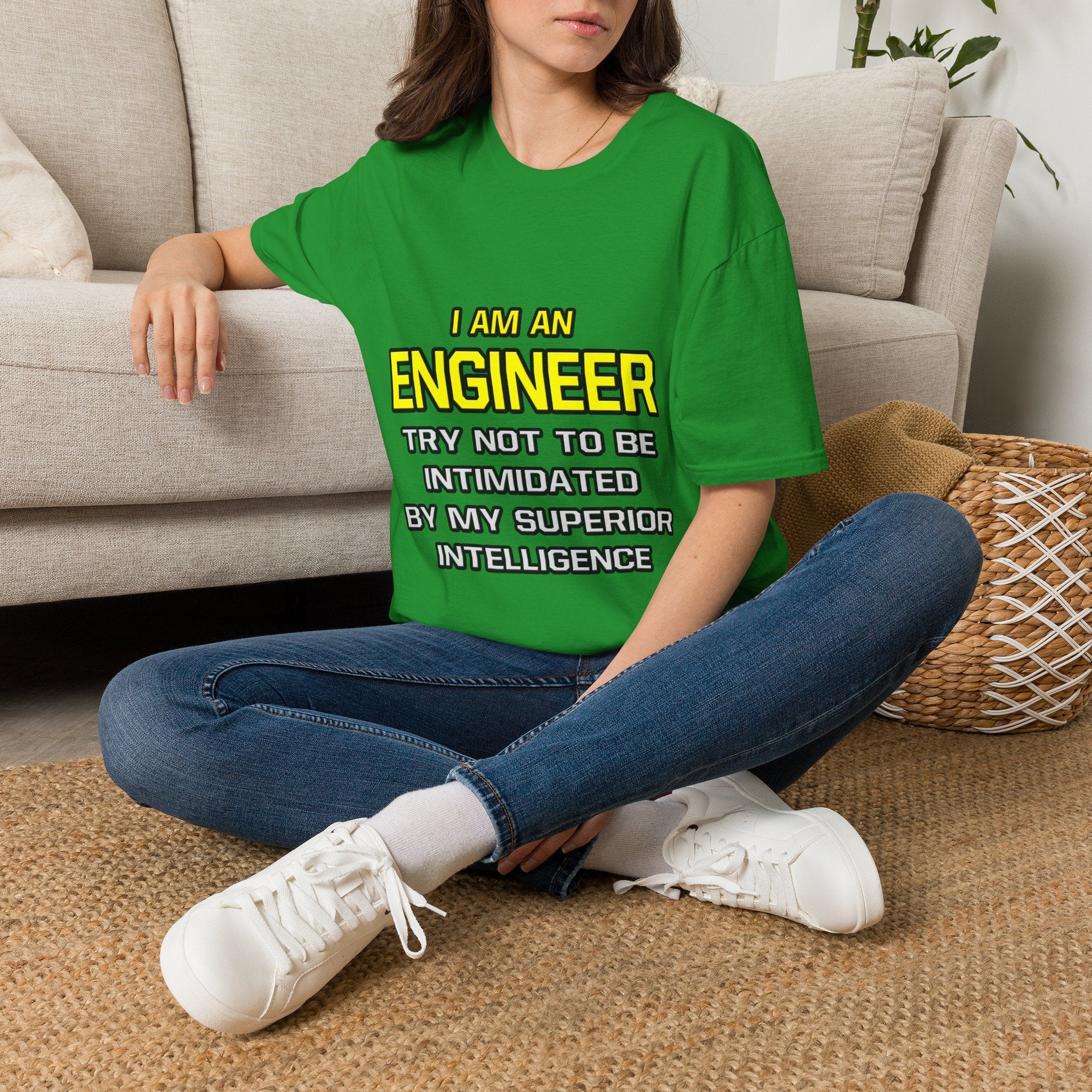 Engineer...Superior Intelligence - Unisex Softstyle T-Shirt