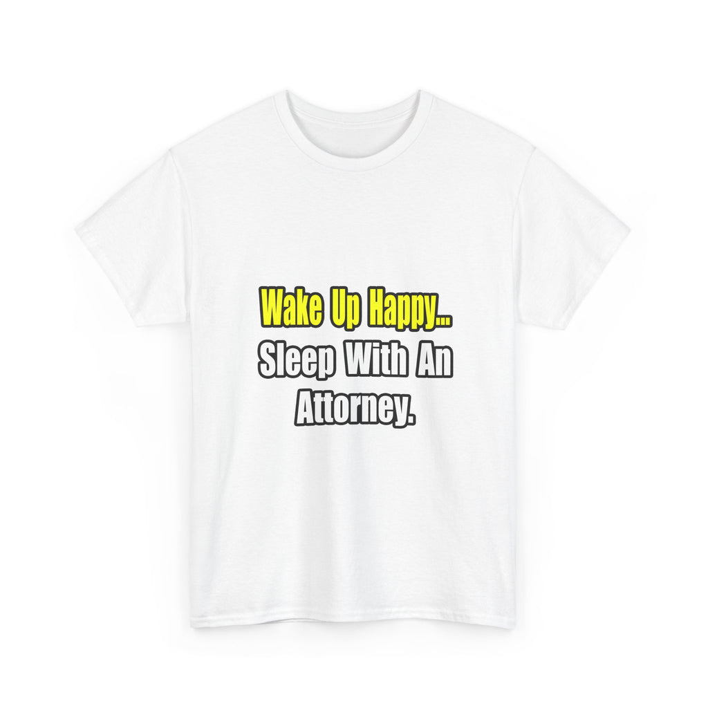 Sleep With Attorney - Unisex Heavy Cotton Tee