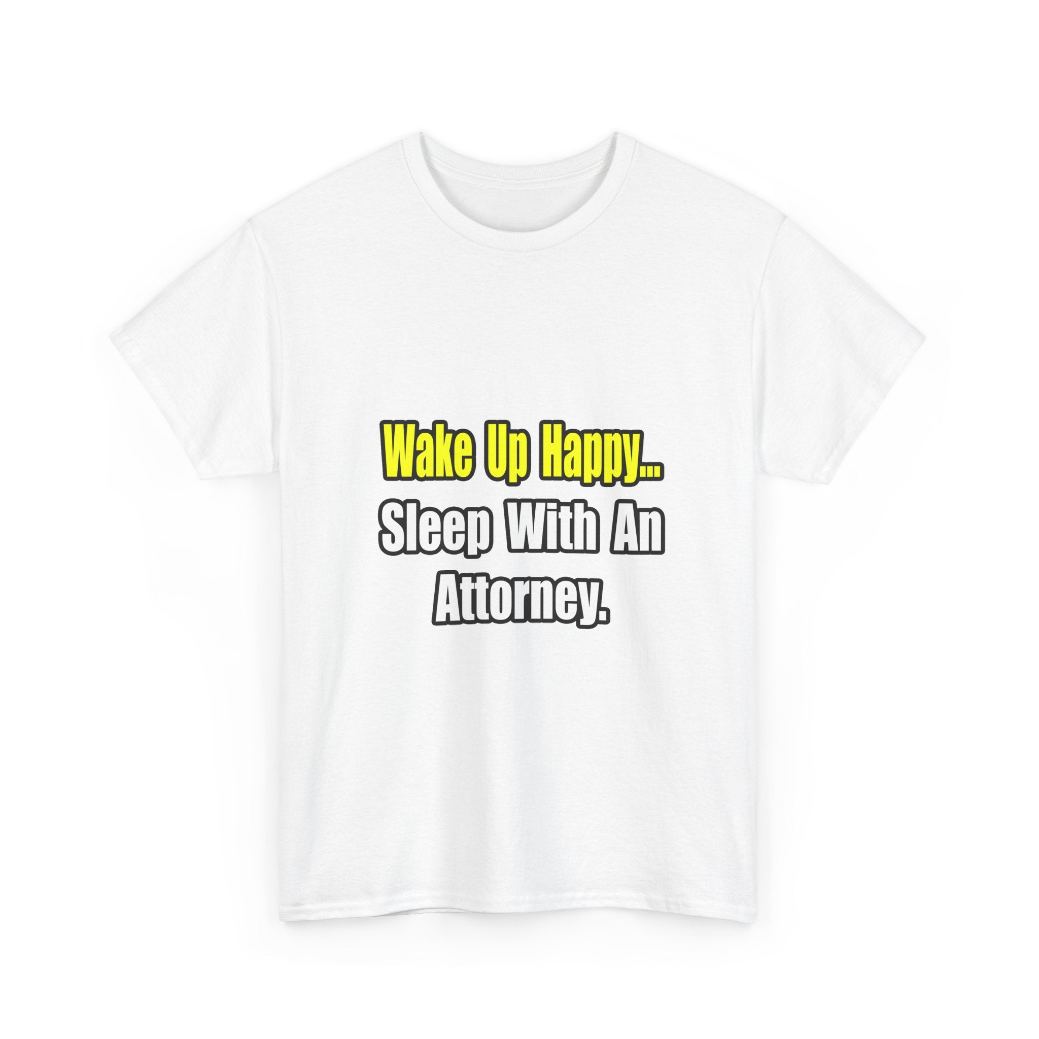 Sleep With Attorney - Unisex Heavy Cotton Tee