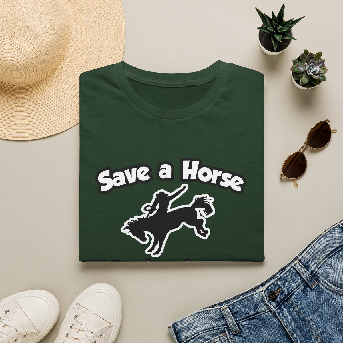 Save a Horse, Ride an Athletic Trainer - Unisex Softstyle T-Shirt