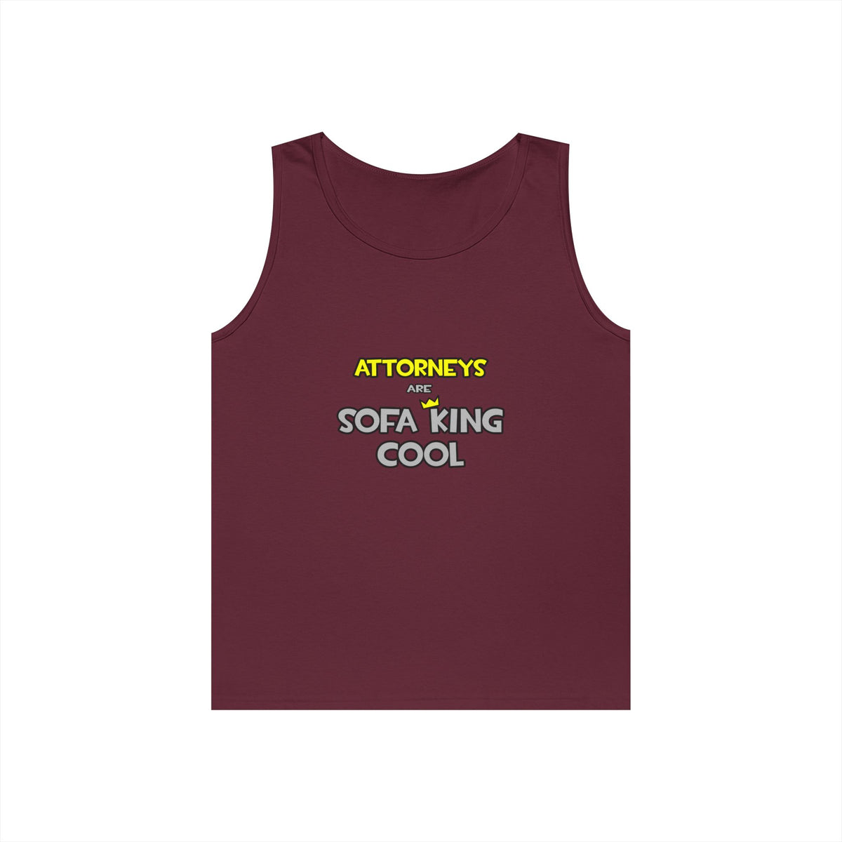 Attorneys Are Sofa King Cool - Unisex Heavy Cotton Tank Top