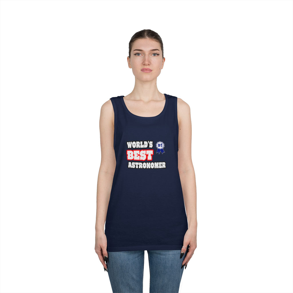 World's Best Astronomer - Unisex Heavy Cotton Tank Top